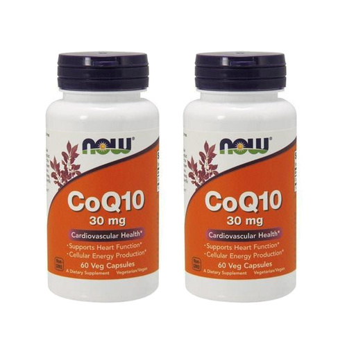 NOW CoQ10 ( Koenzym Q10 ) 30mg - 2x 60vegcaps