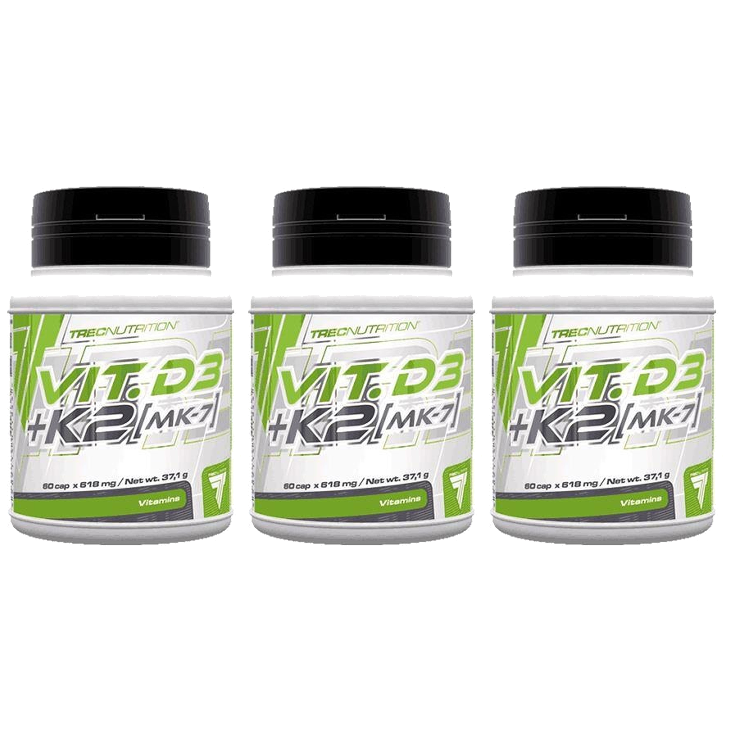 TREC Vitamin D3 + K2 (MK7) - 3x 60caps
