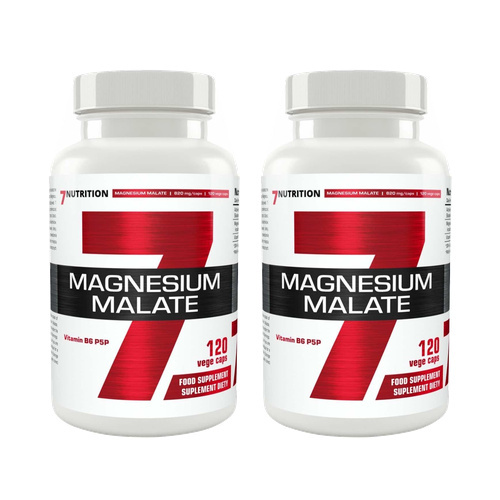 7 NUTRITION - Magnesium Malate - 2x 120vcaps.