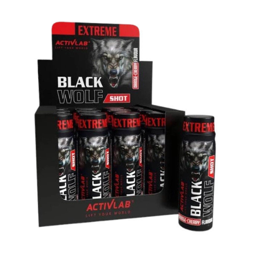 ACTIVLAB - Black Wolf Shot - 12x 80ml - Orange Cherry