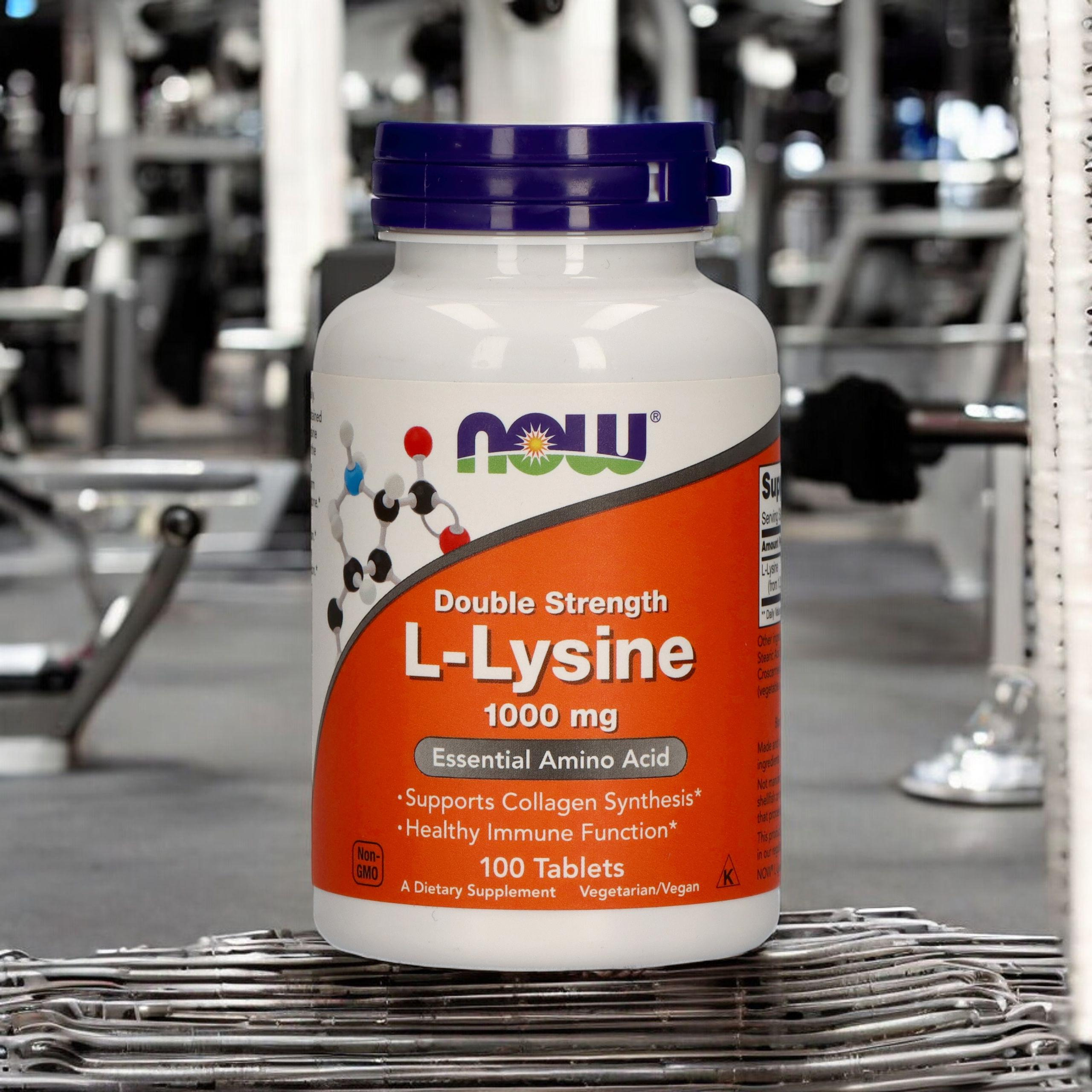 NOW L-Lysine 1000mg - 3x 100tabs