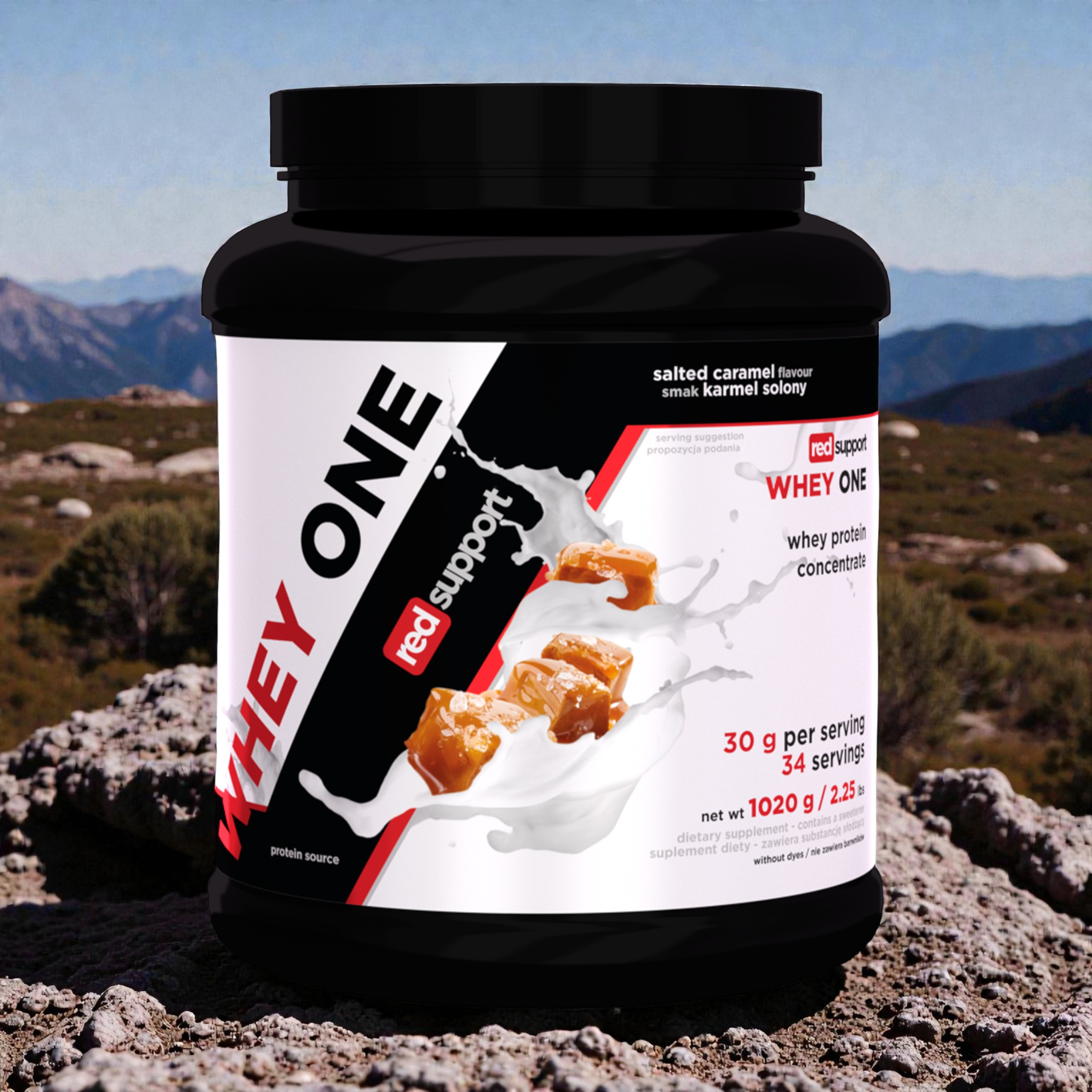 RED SUPPORT Whey One - 1020g - WYPRZEDAŻ - 30-06