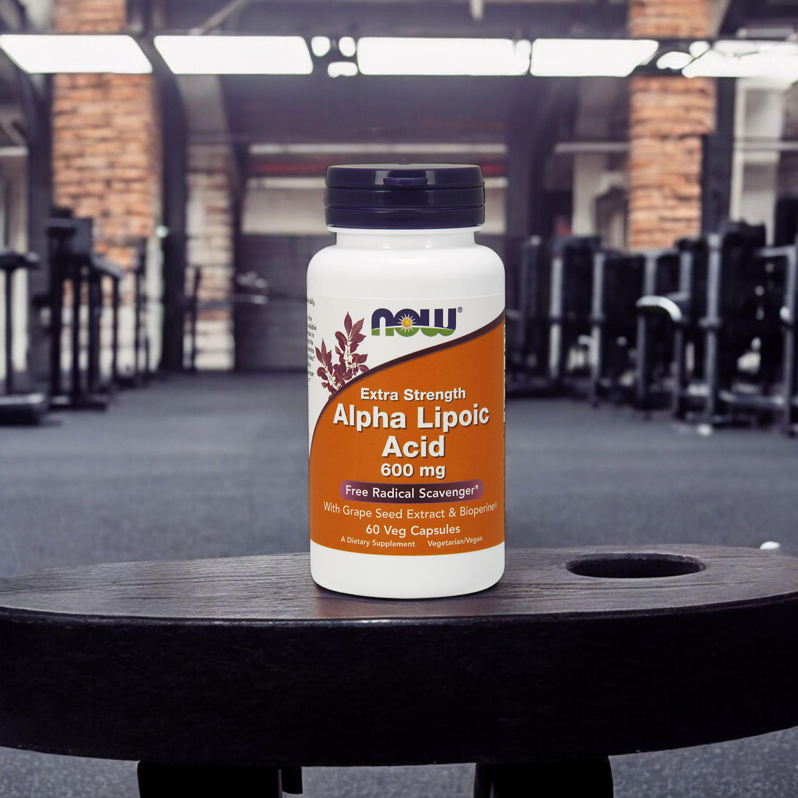 NOW Alpha Lipoic Acid 600mg - 3x 60vegcaps.