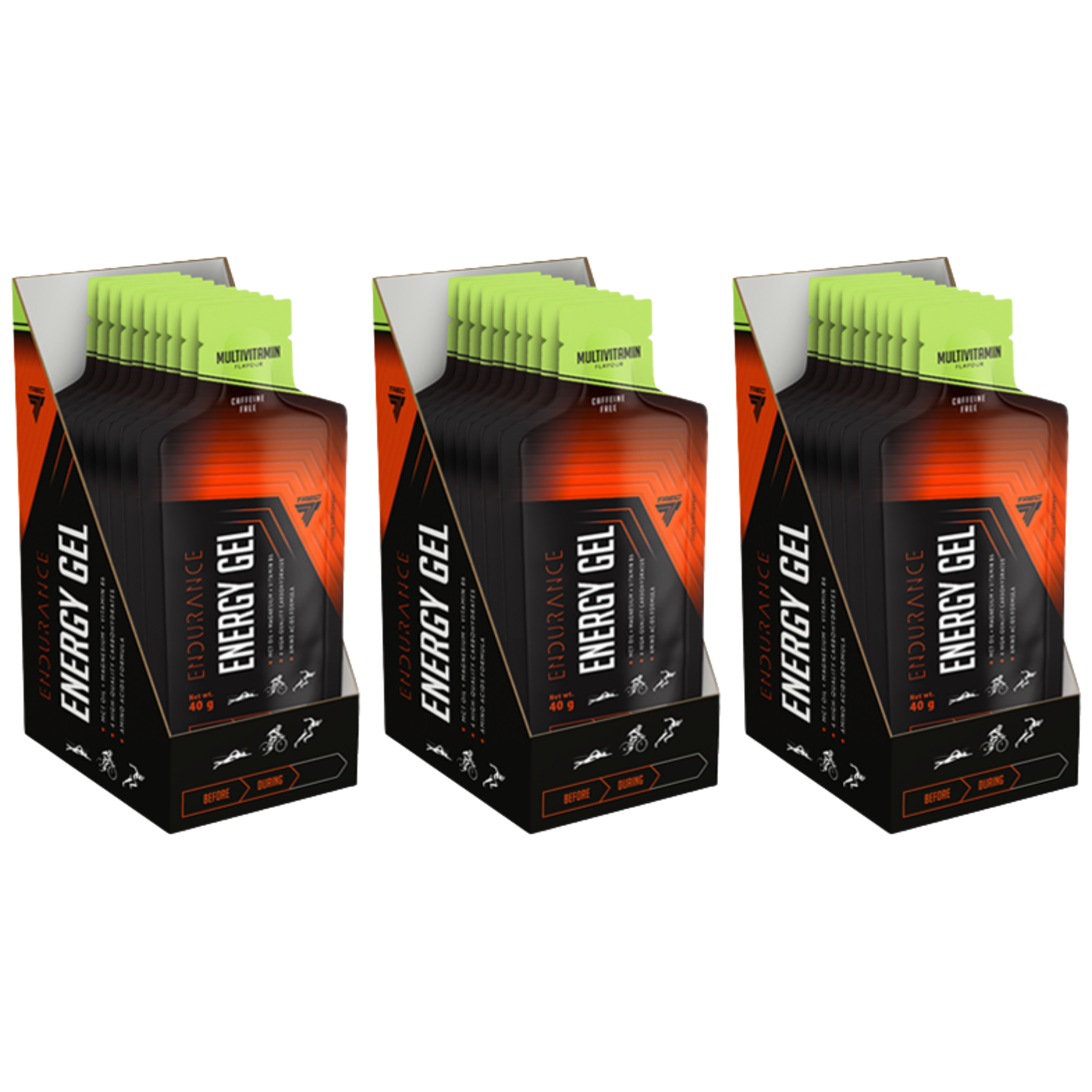 TREC - Endurance Energy Gel - 3x 40g x10