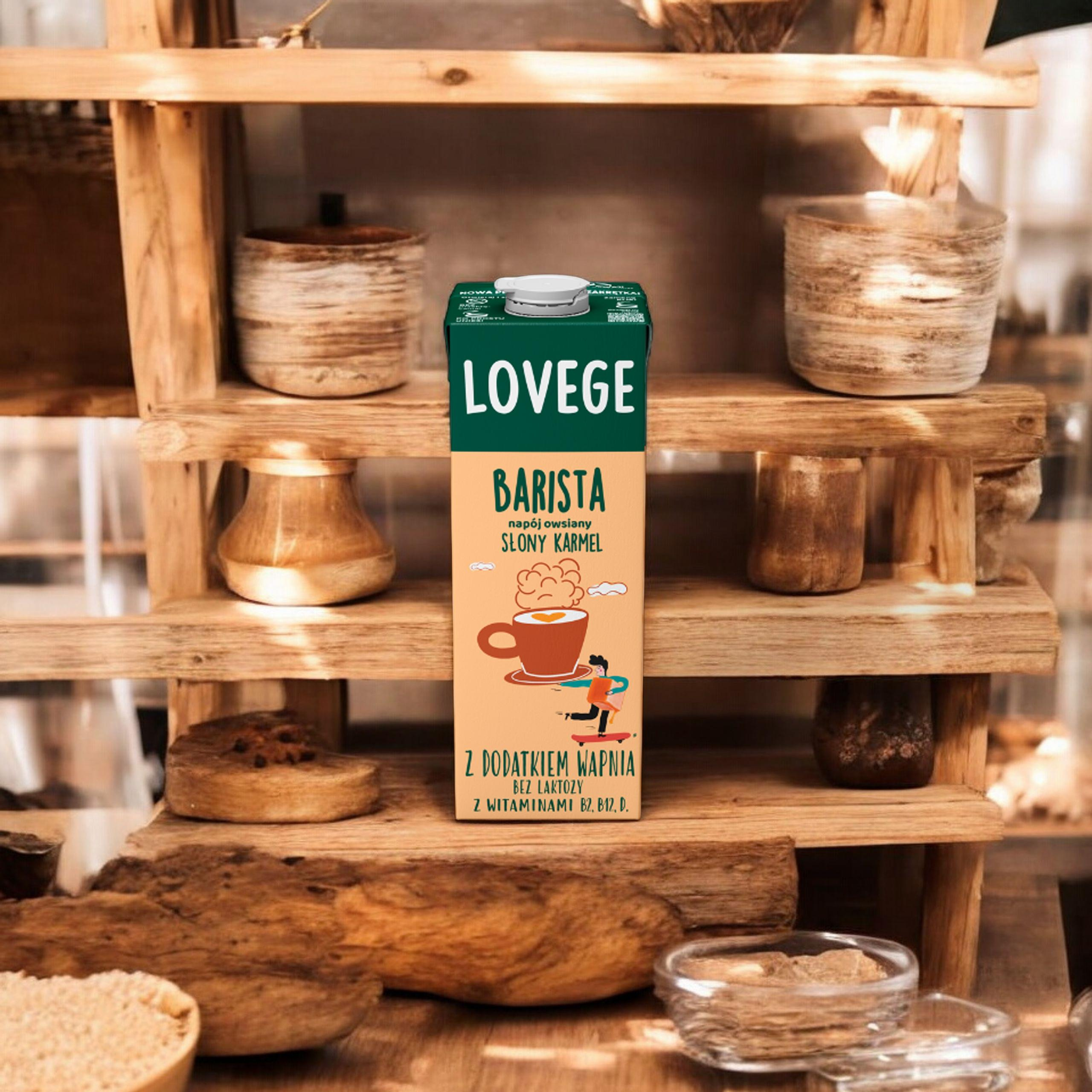 SANTE - Napój Lovege Owsiany Barista - 330ml - Słony Karmel - WYPRZEDAŻ - 03-12
