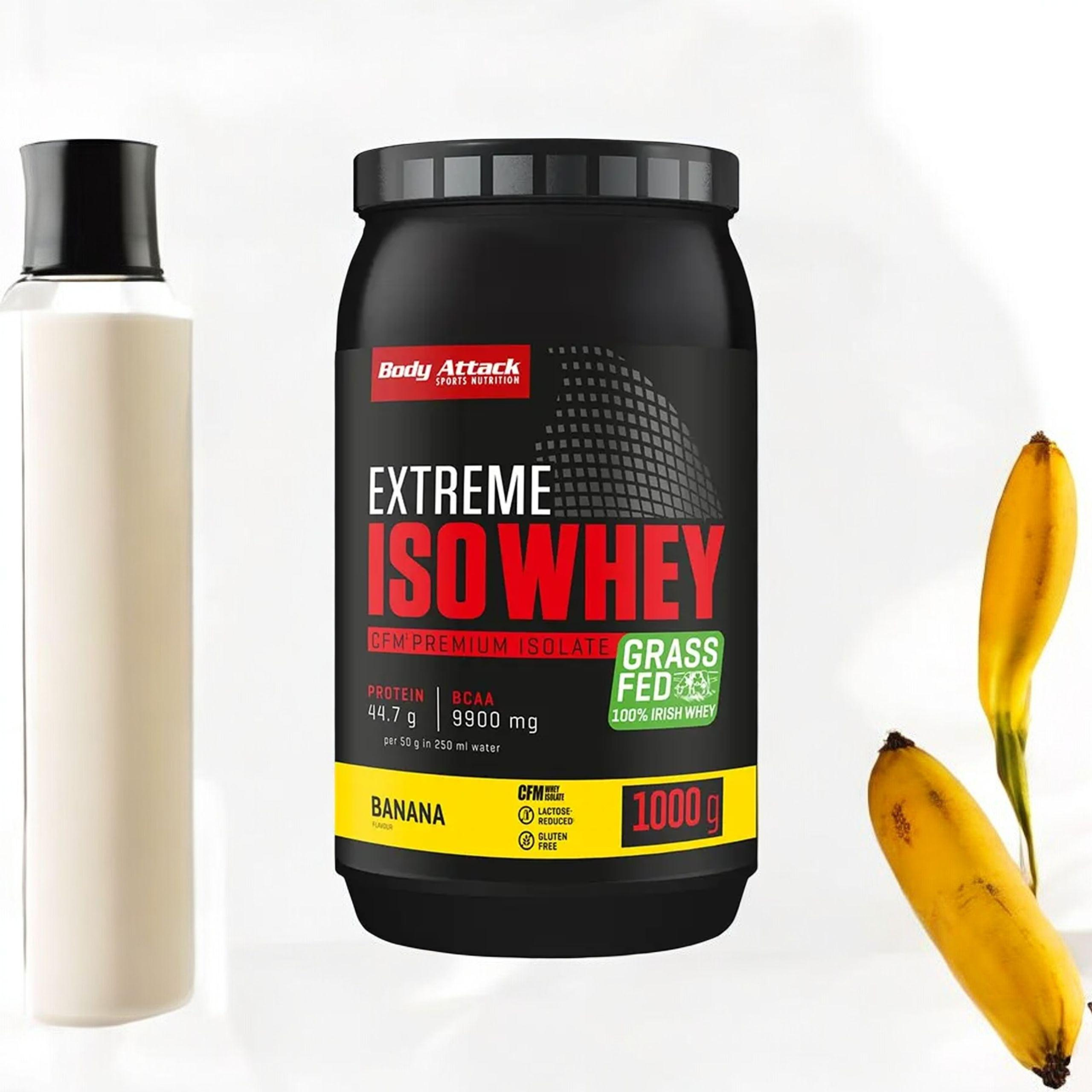 BODY ATTACK Extreme Iso Whey - 3x 1000g