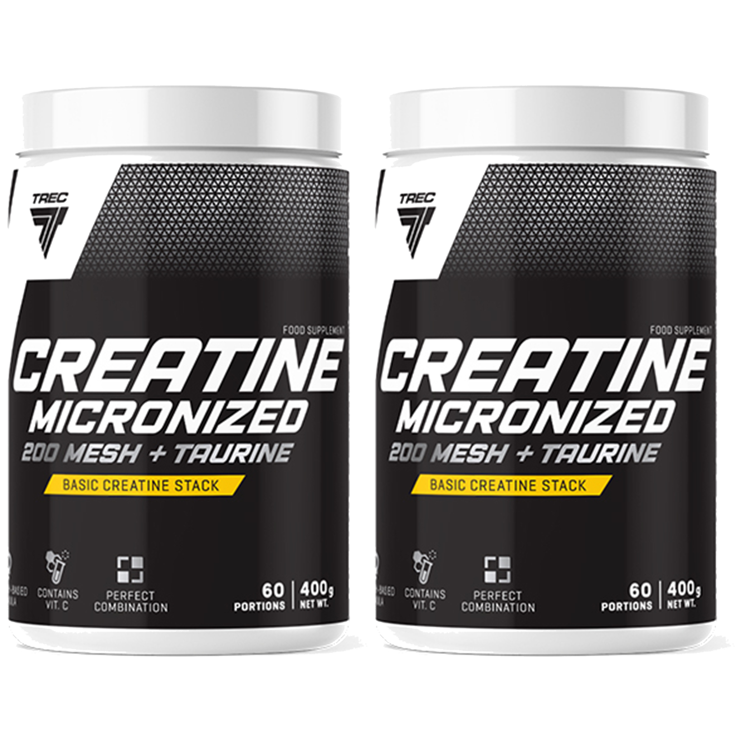TREC Creatine Micronized 200mesh + Taurine - 2x 400g