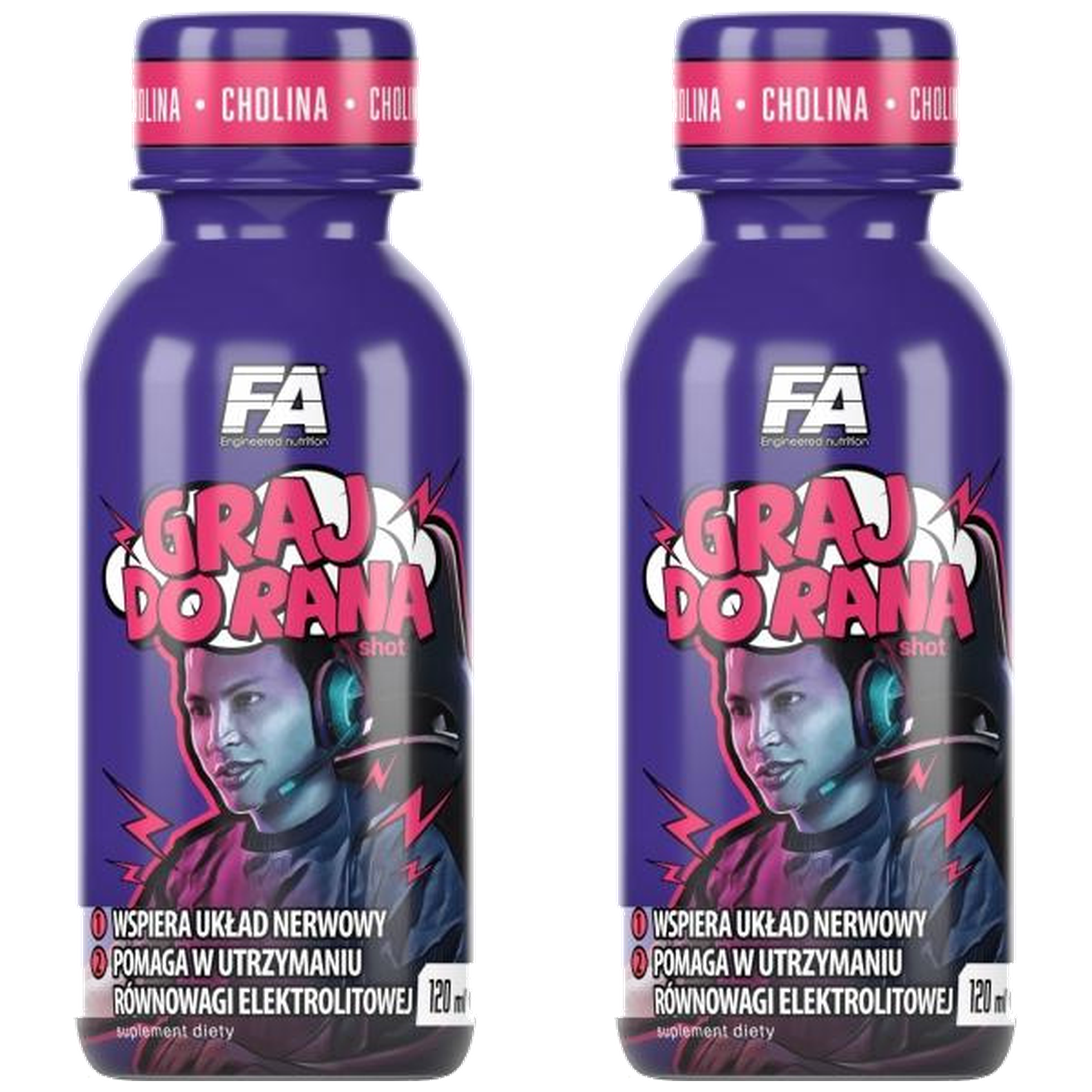 FITNESS AUTHORITY - Graj Do Rana Shot - 2x 120ml - Cola