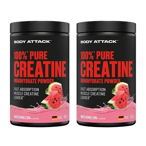 BODY ATTACK - 100% Pure Creatine - 2x 500g