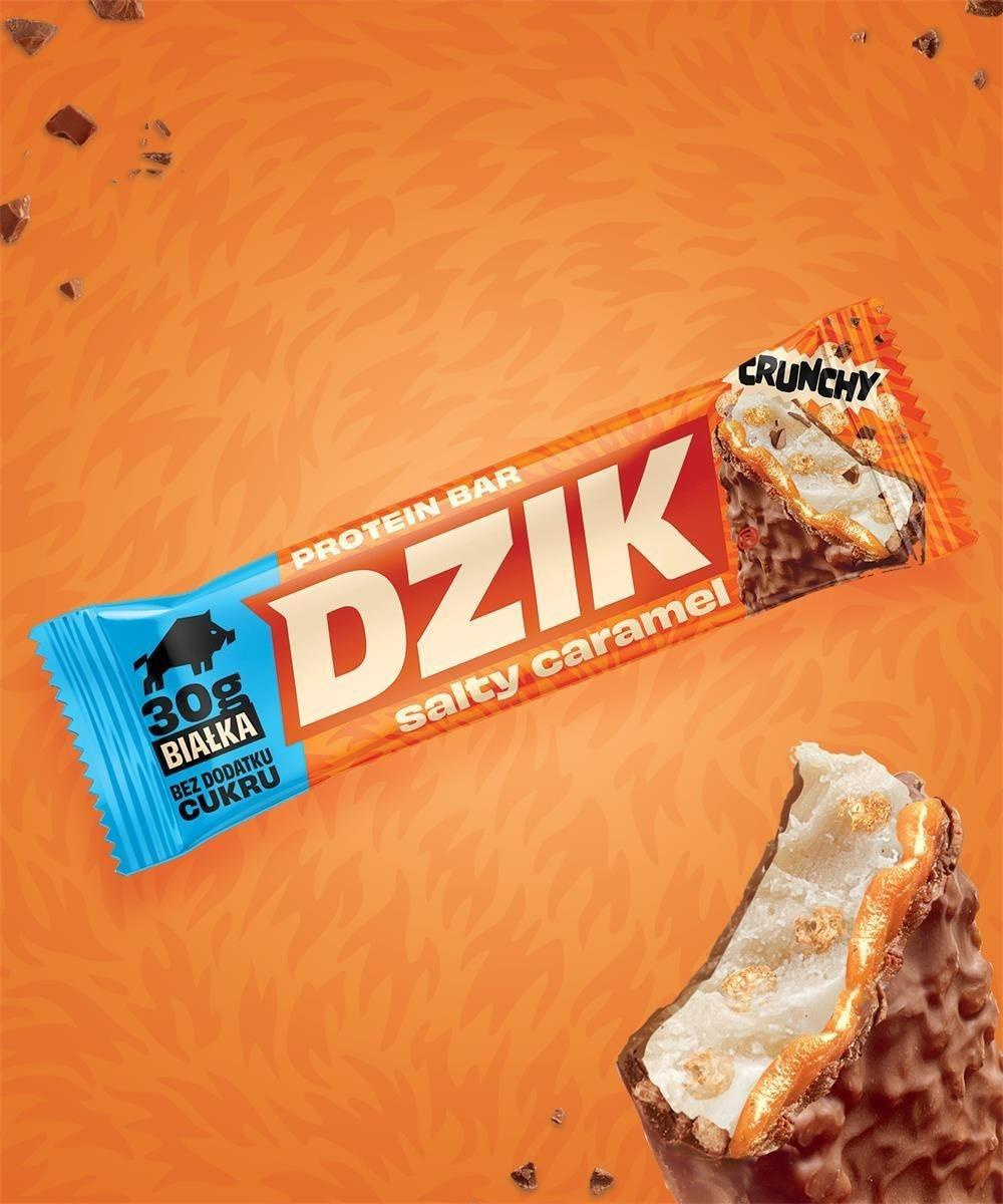 DZIK - Protein Bar Crunchy - 70g - Salted Caramel - WYPRZEDAŻ - 15-04