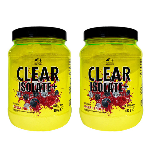 4+ NUTRITION - Clear Isolate+ - 2x 450g - Forest Fruit