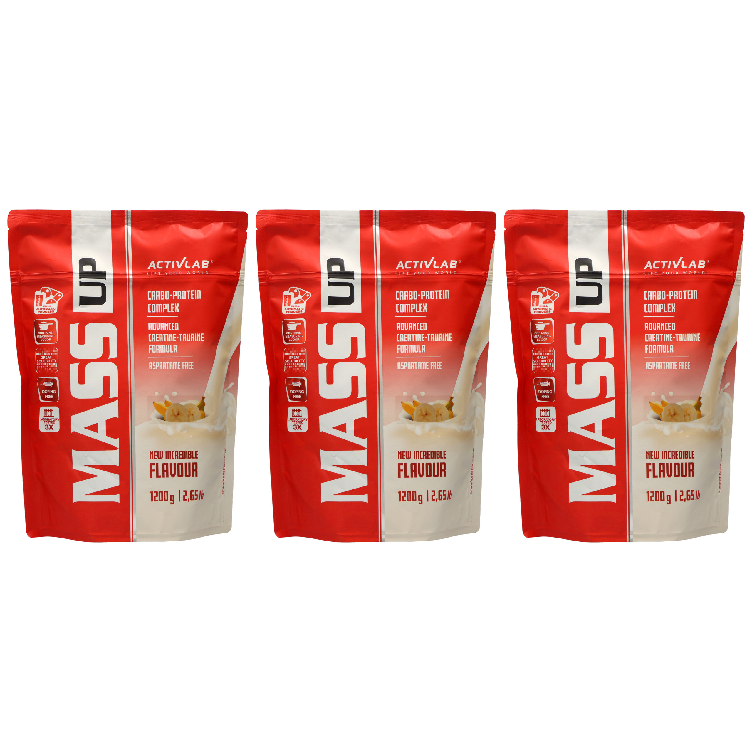 ACTIVLAB Mass Up - 3x 1200g