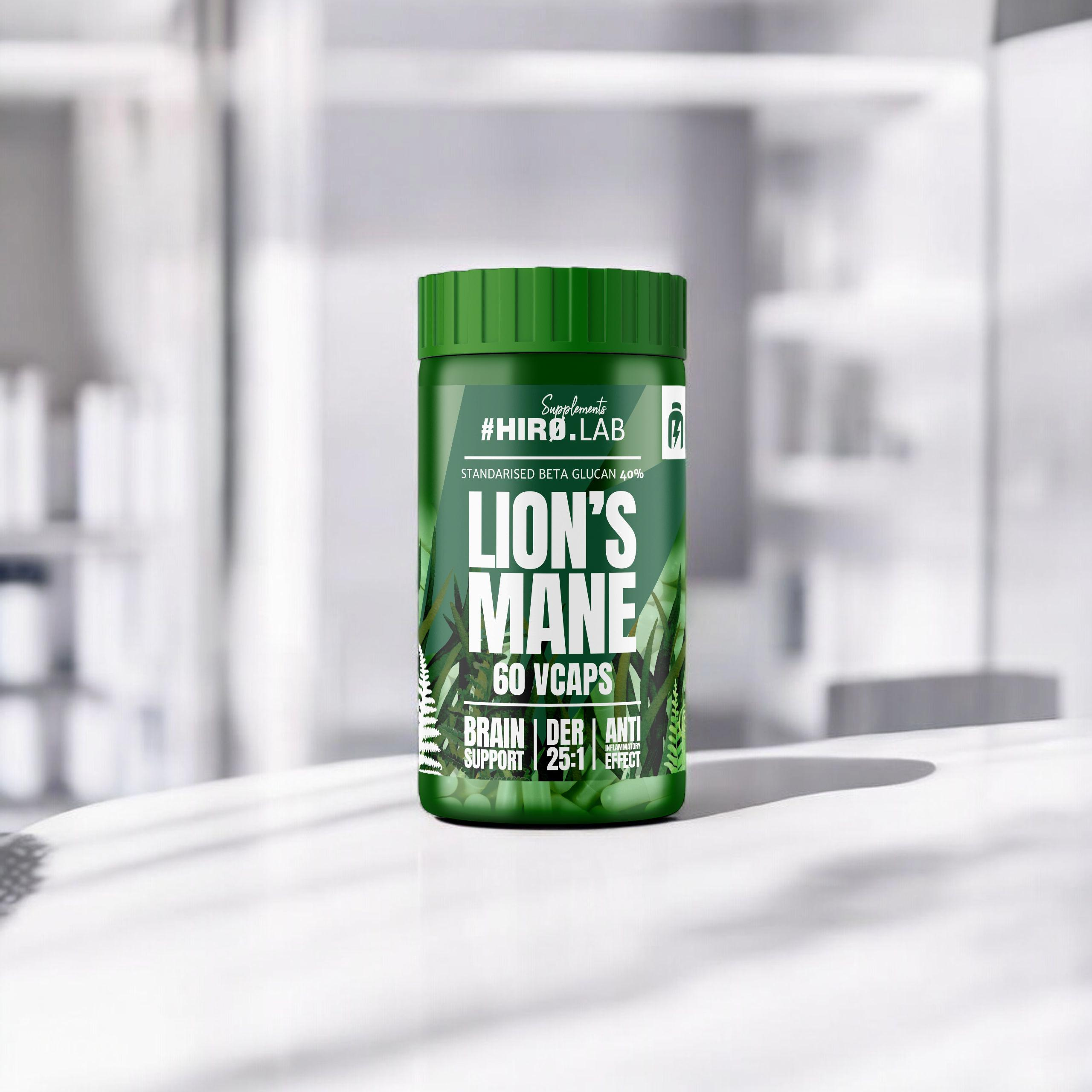 HIRO.LAB Lion's Mane Extract 25:1 500mg - 60vcaps