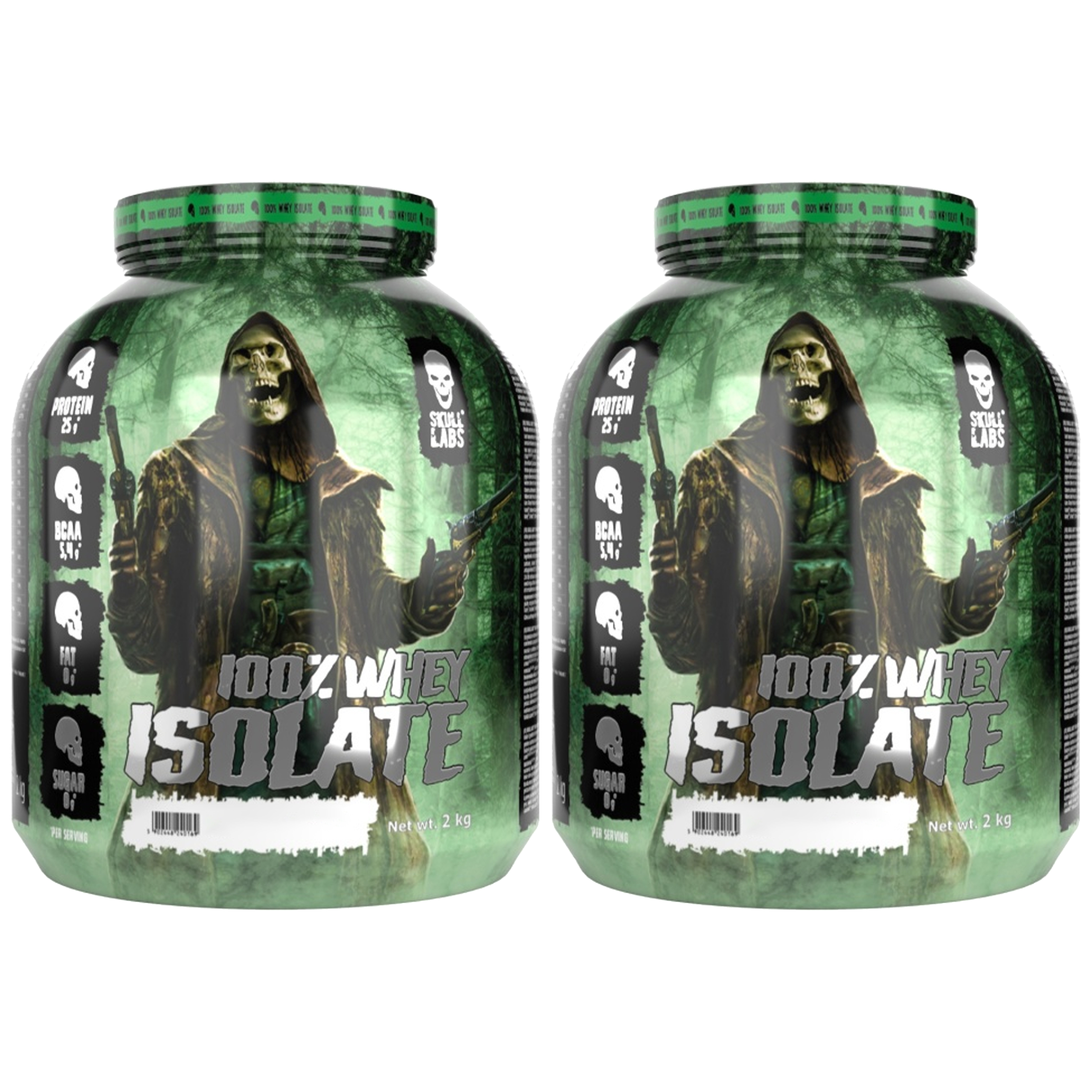 SKULL LABS 100% Whey Isolate - 2x 2000g