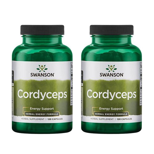 SWANSON Cordyceps 600mg - 2x 120caps