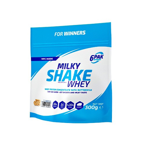 6PAK Milky Shake Whey - 300g