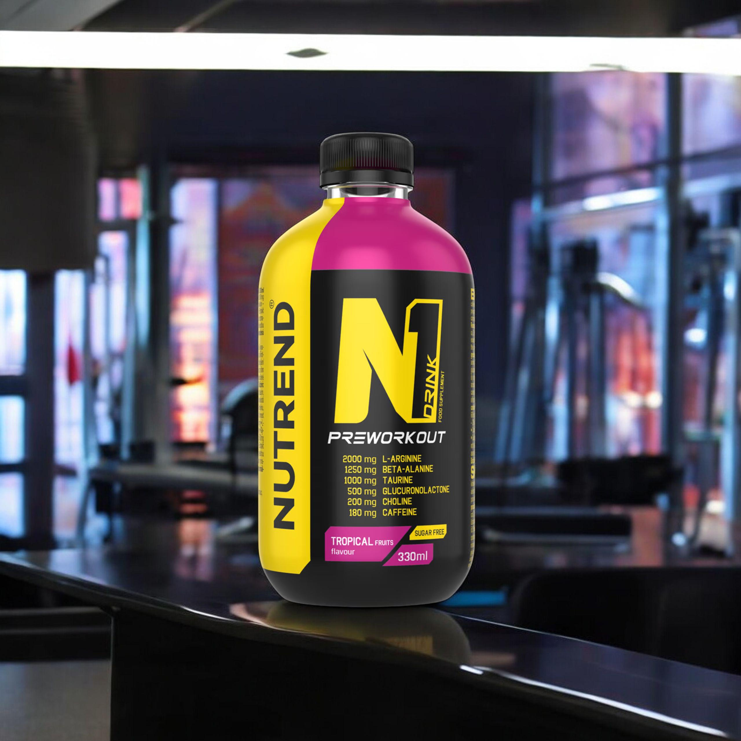 NUTREND N1 Drink PreWorkout - 3x 330ml