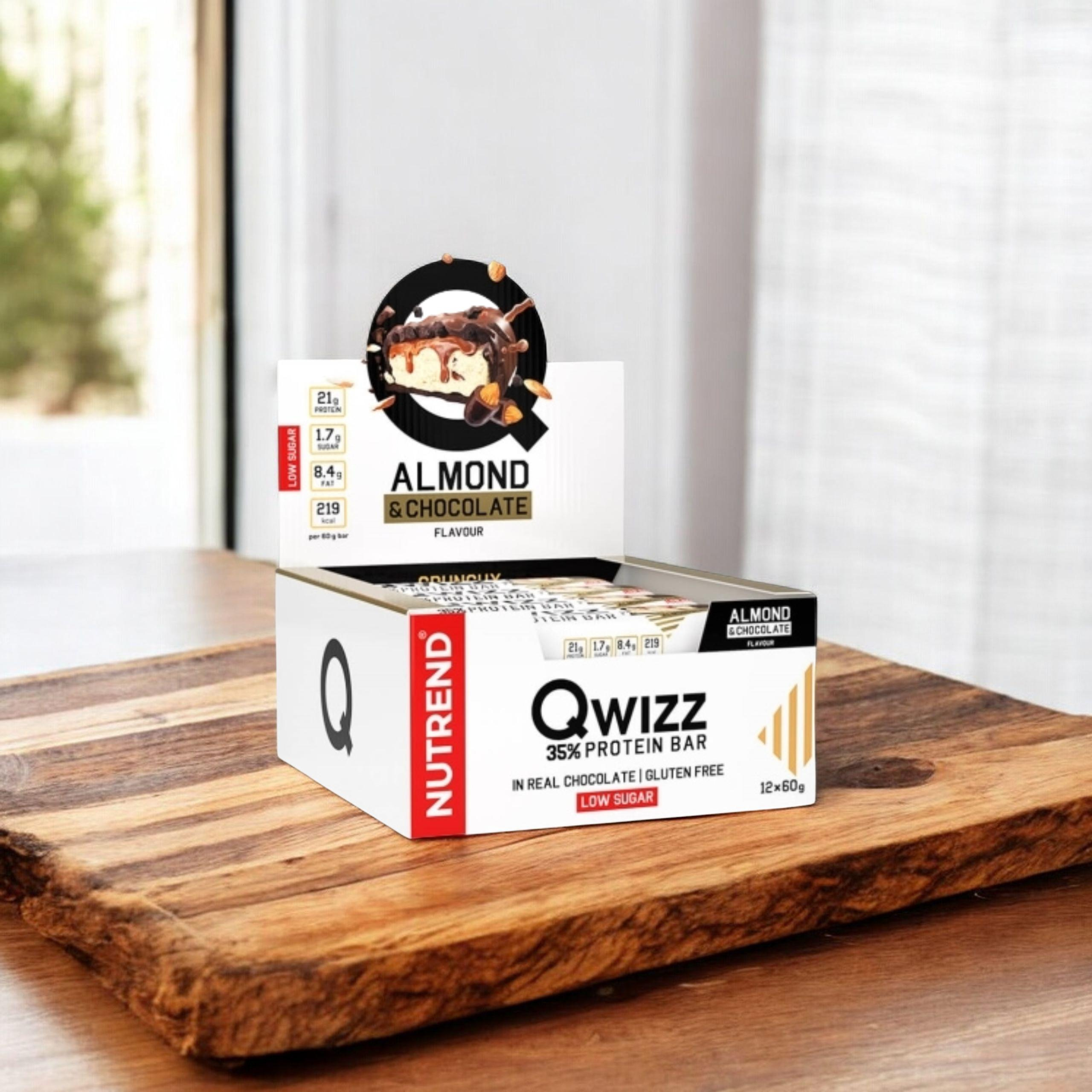 NUTREND - Baton QWIZZ Protein Bar - 24x 2x 60g