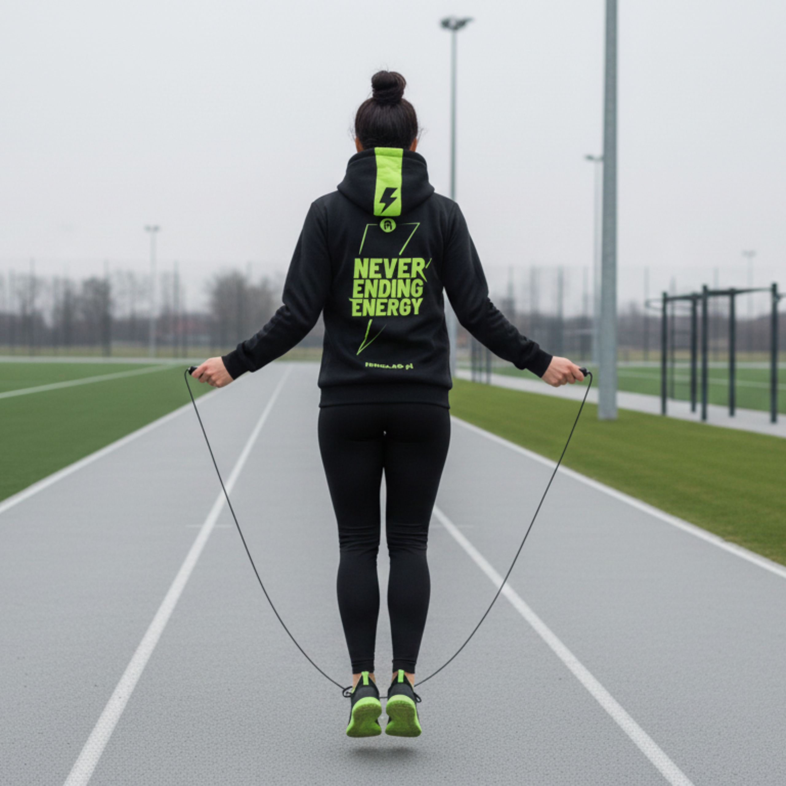 HIRO.LAB Bluza z kapturem HIRO NEE - Czarno Zielona - M pol_pl_HIRO-LAB-Bluza-z-kapturem-HIRO-NEE-Czarno-Zielona-M-41873_2