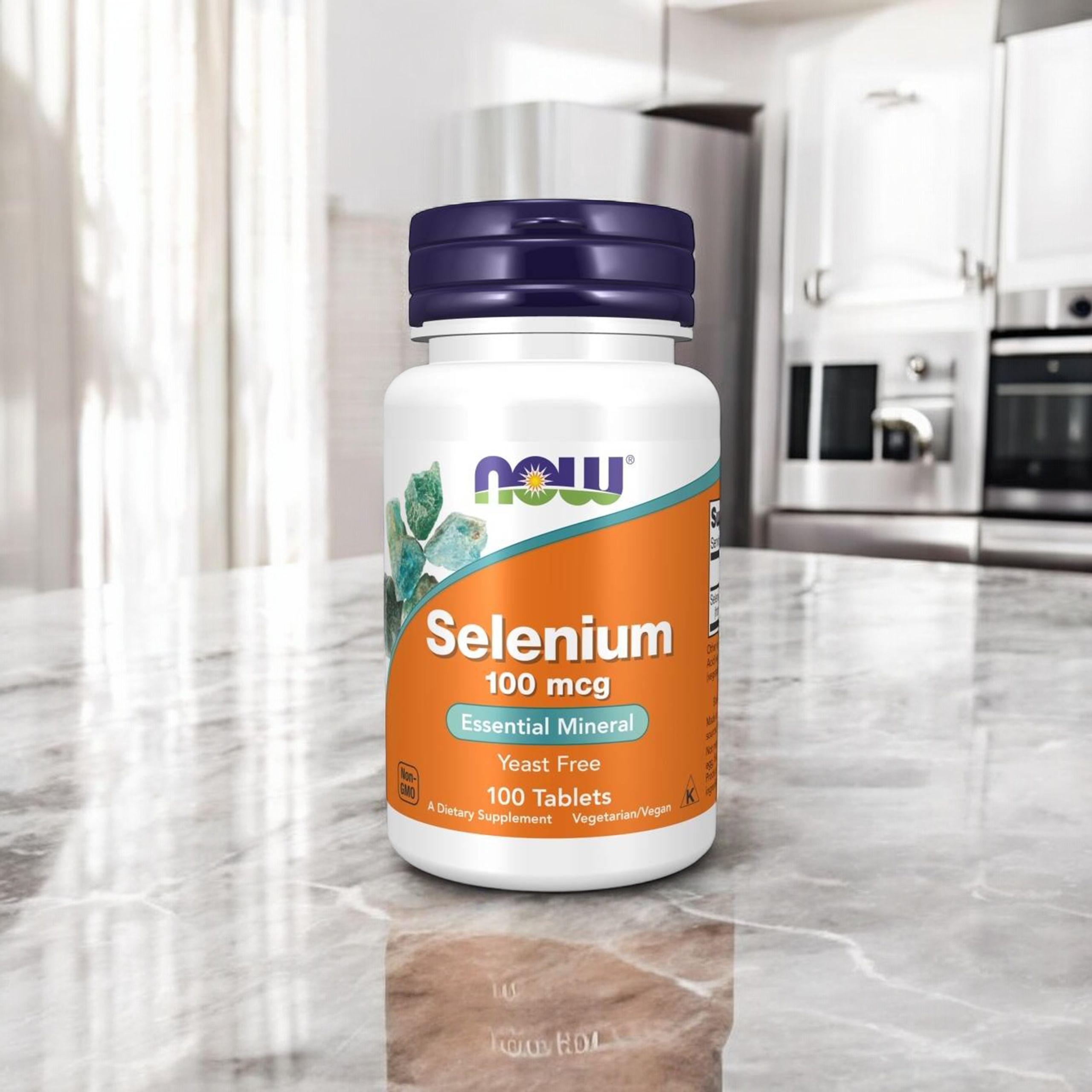 NOW Selenium 100mcg - 3x 100tabs