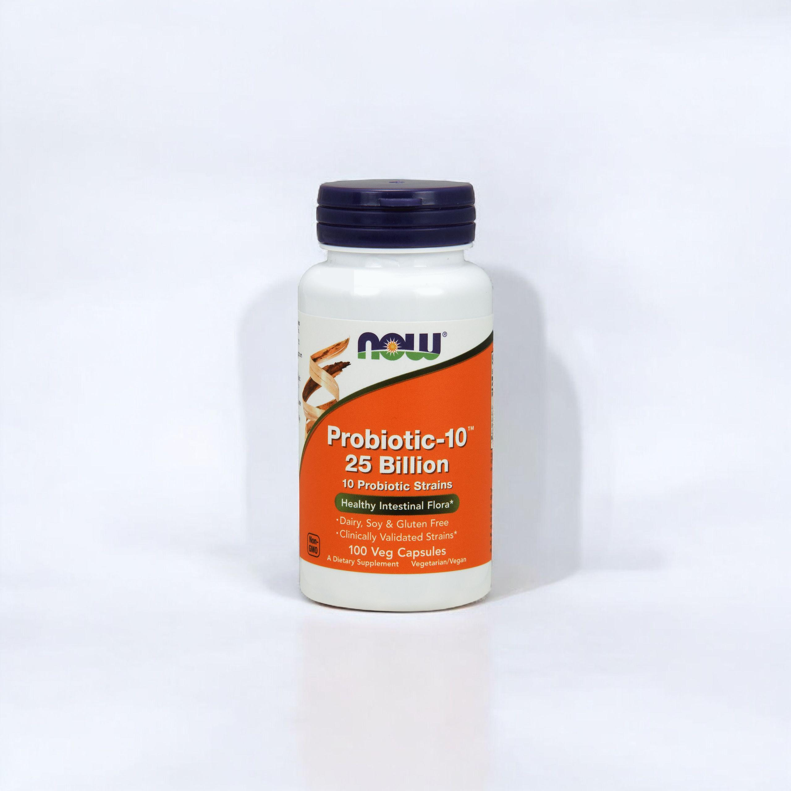 NOW Probiotic-10 25 Billion - 100vegcaps