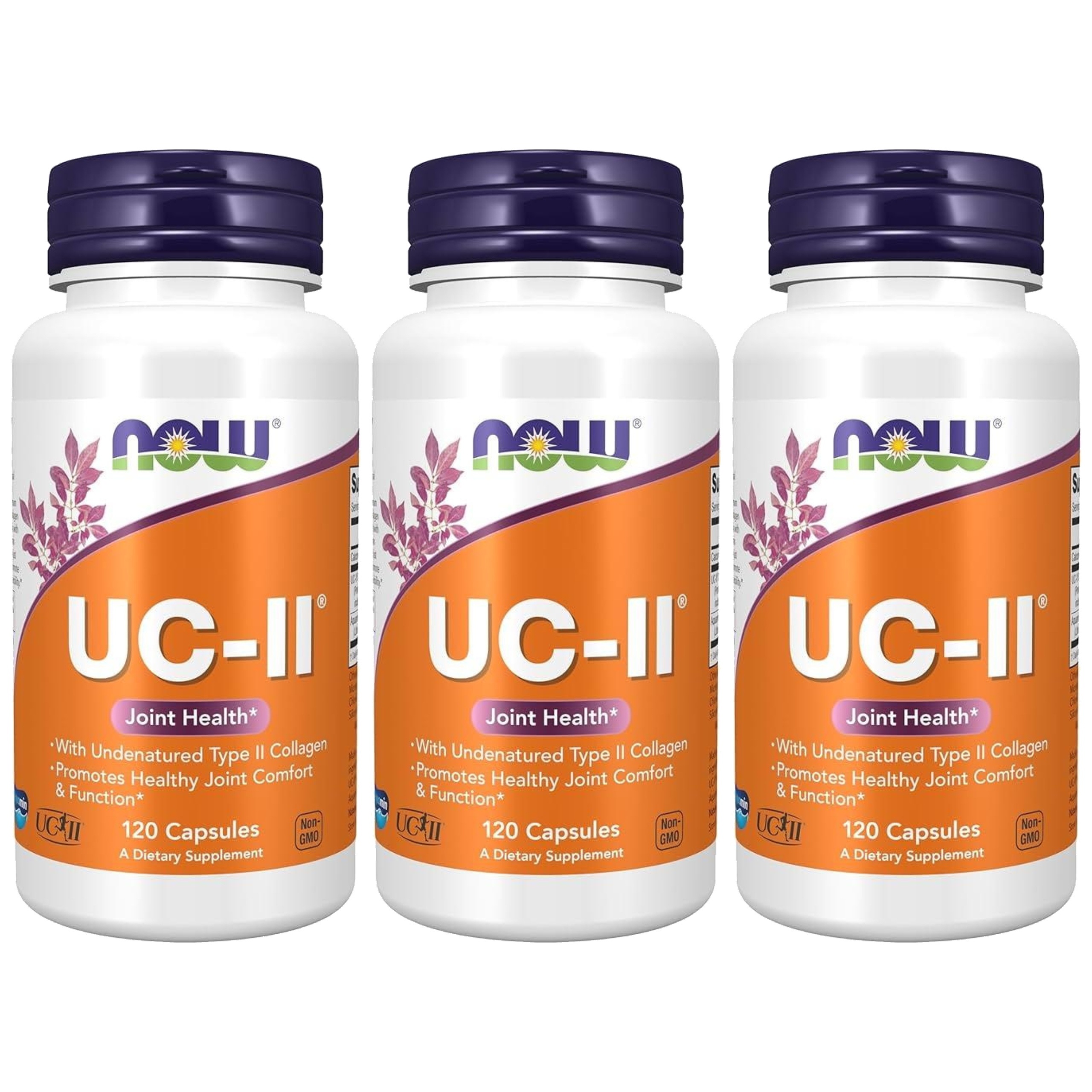 NOW - UC-II Collagen Type II 40mg - 3x 120vcaps.
