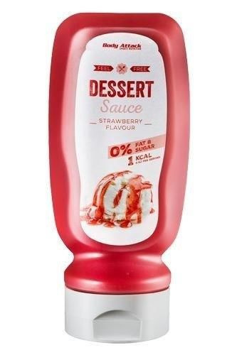 BODY ATTACK Dessert Sauce Strawberry Flavour - 3x 320ml