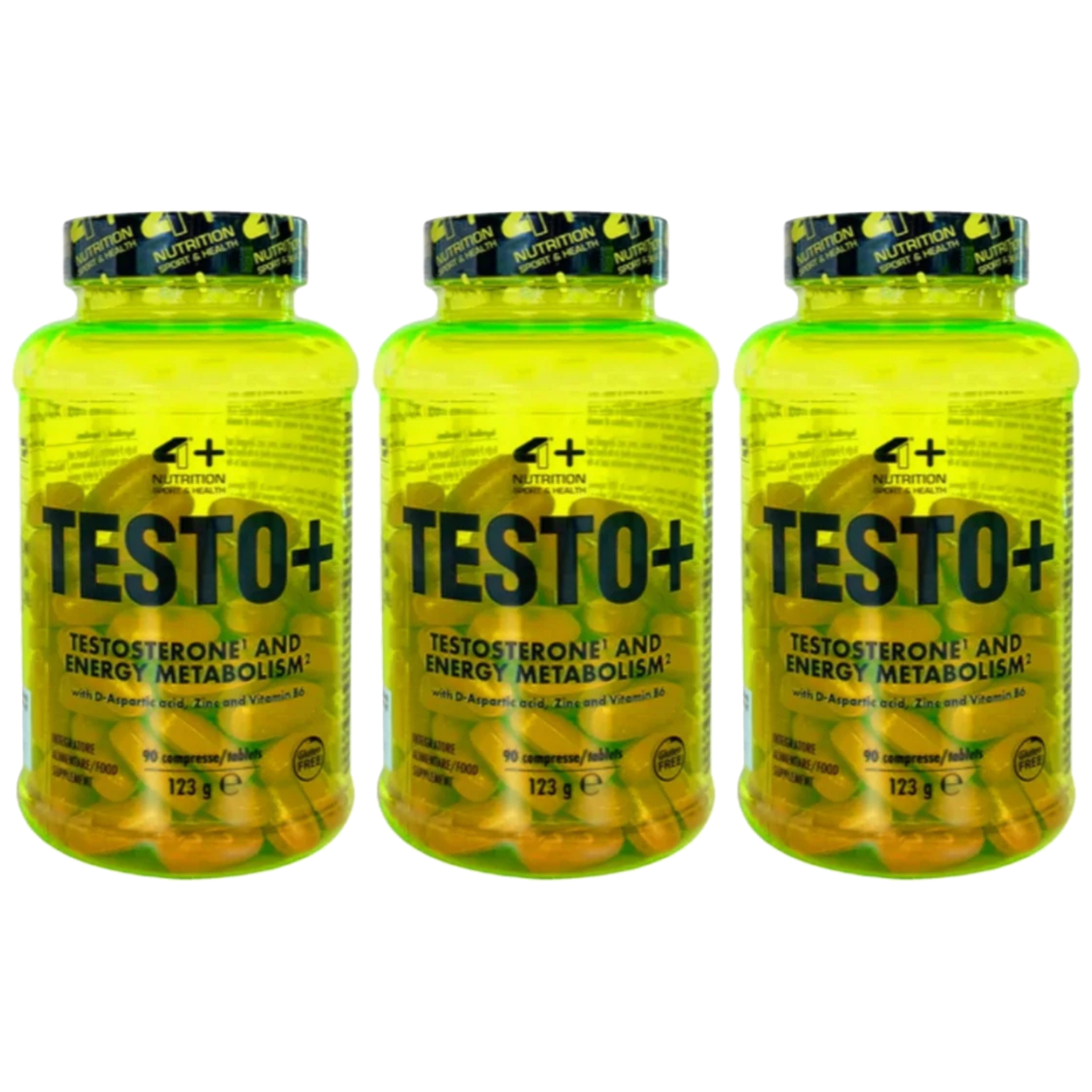 4+ NUTRITION Testo+ - 3x 90tabs