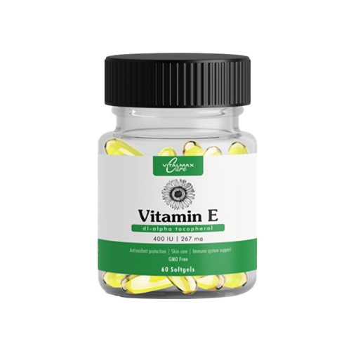 VITALMAX CARE Witamina E 400IU - 60 softgels