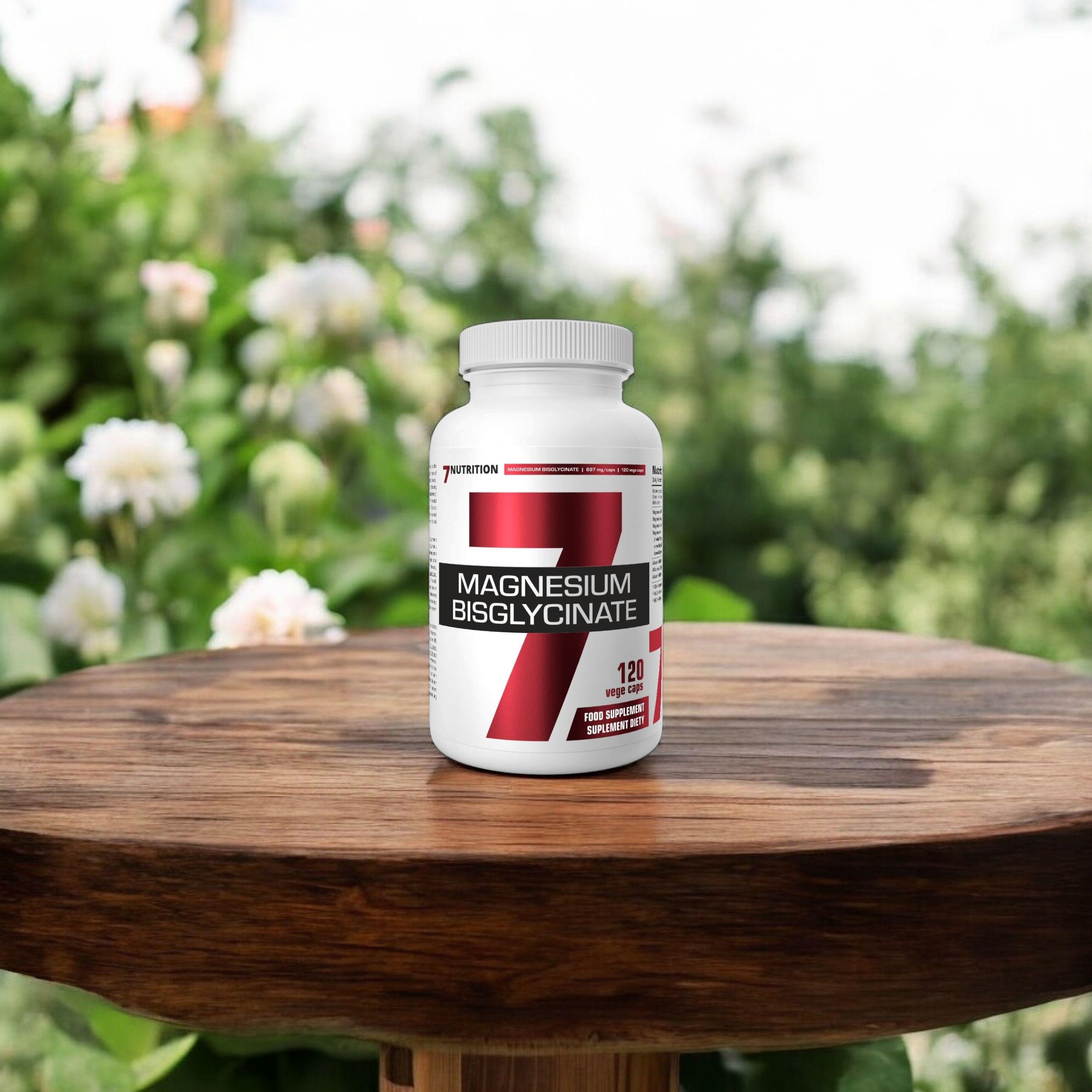 7 NUTRITION - Magnesium Bisglycinate - 2x 120vcaps.
