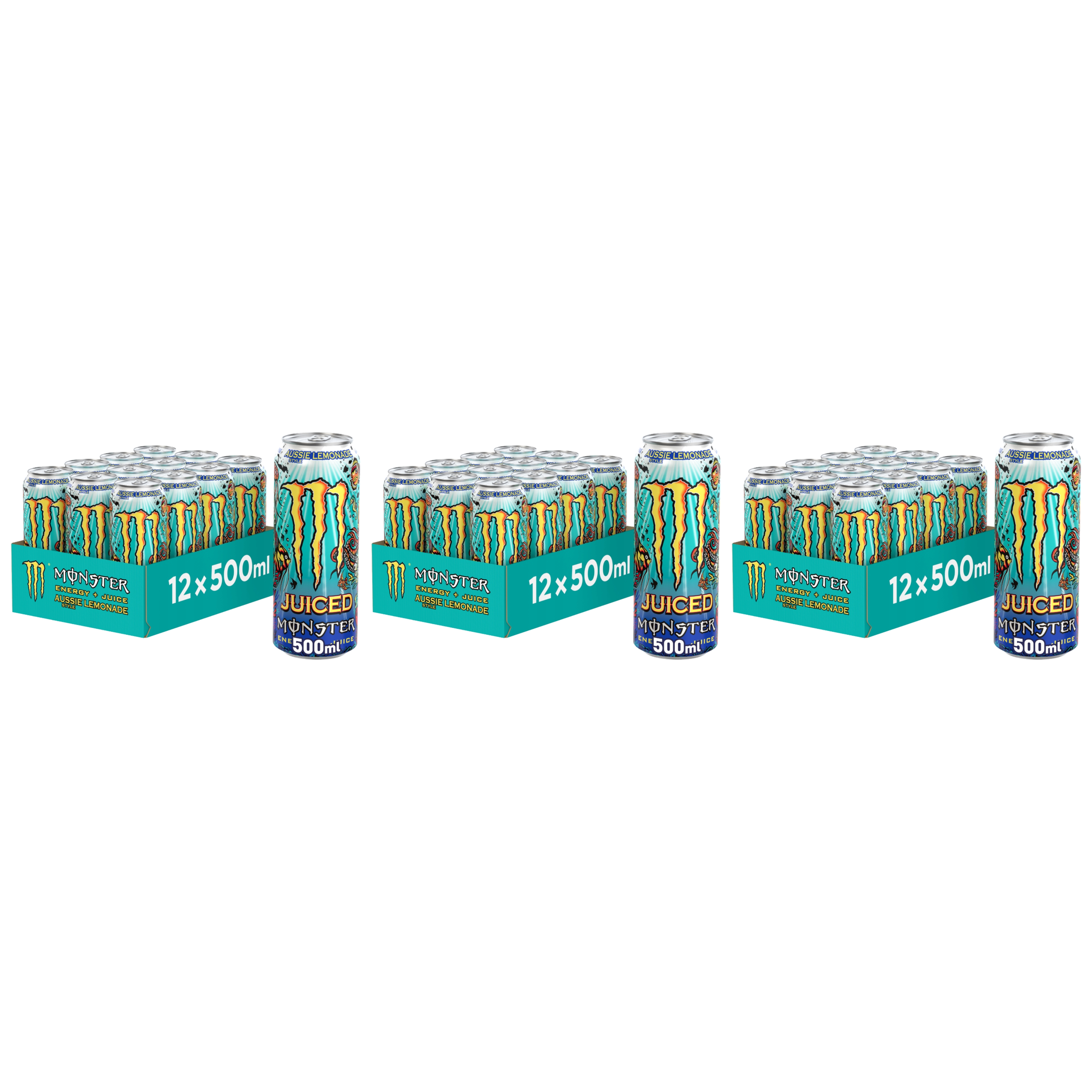 MONSTER Monster Juiced Aussie Lemoniade - 12x 3x 500ml