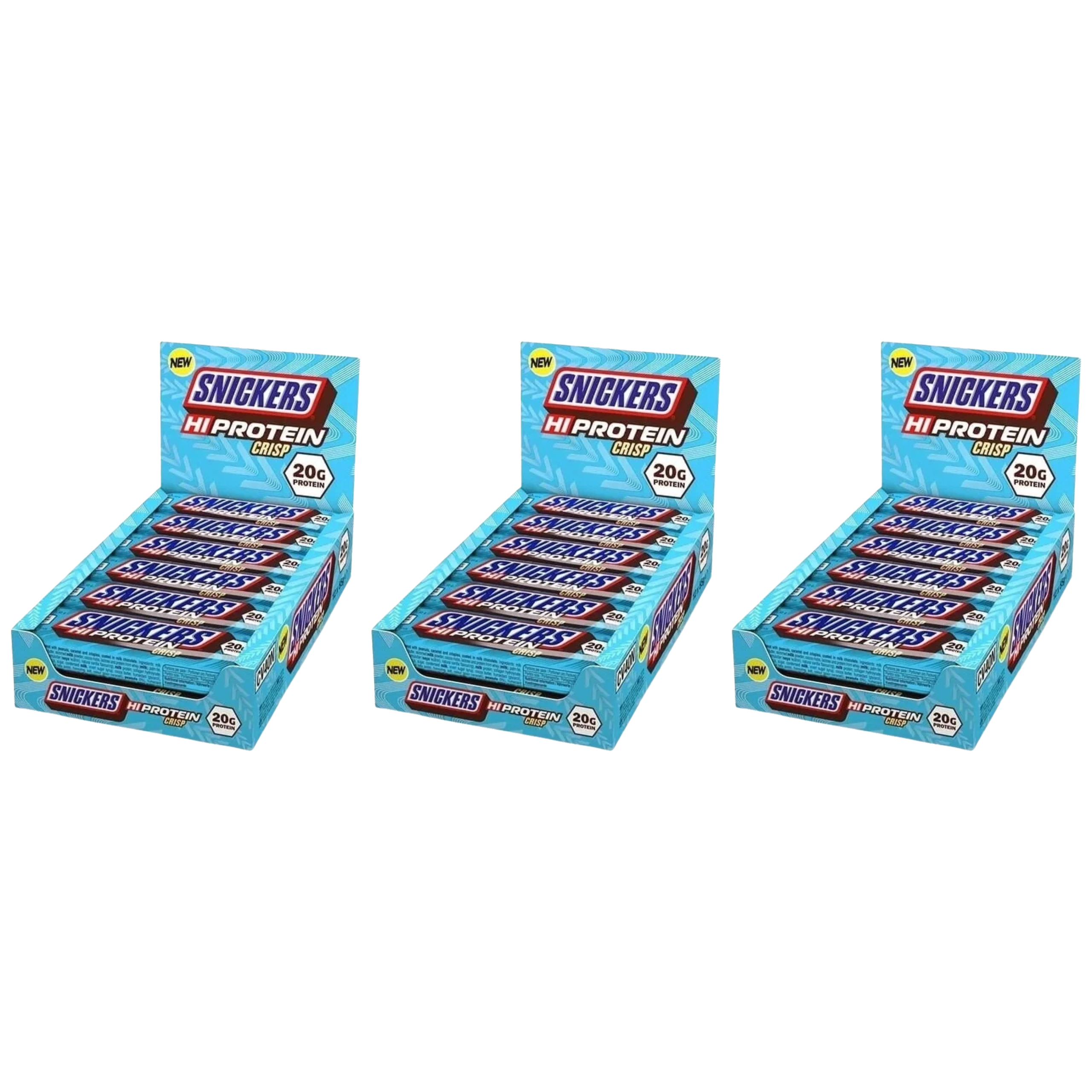 Mars - Baton Snickers HIProtein Bar - 12x 3x 55g - Crisp