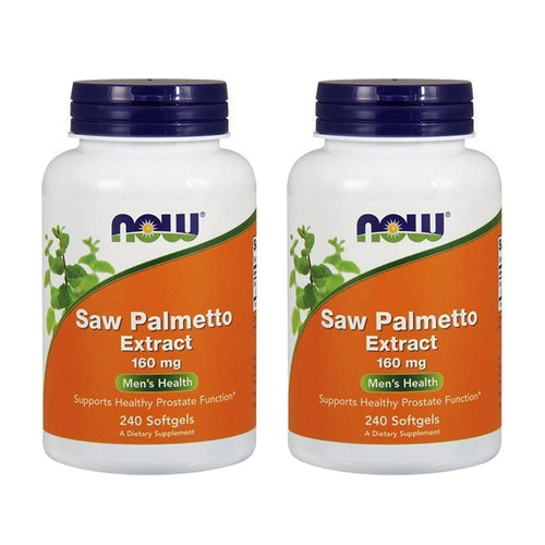 NOW SAW Palmetto Extract - 2x 240softgels