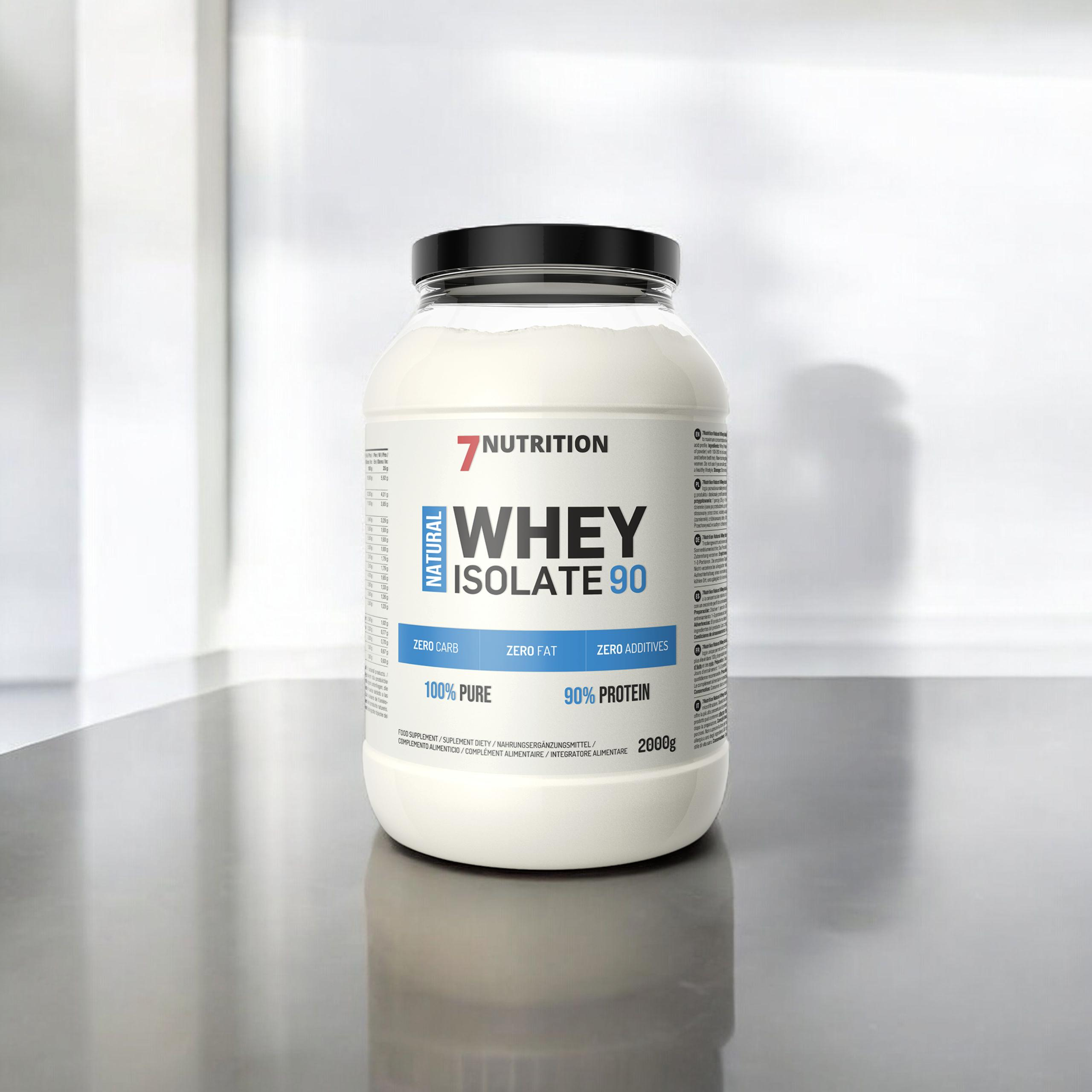 7 NUTRITION Whey Isolate 90 - 3x 2000g