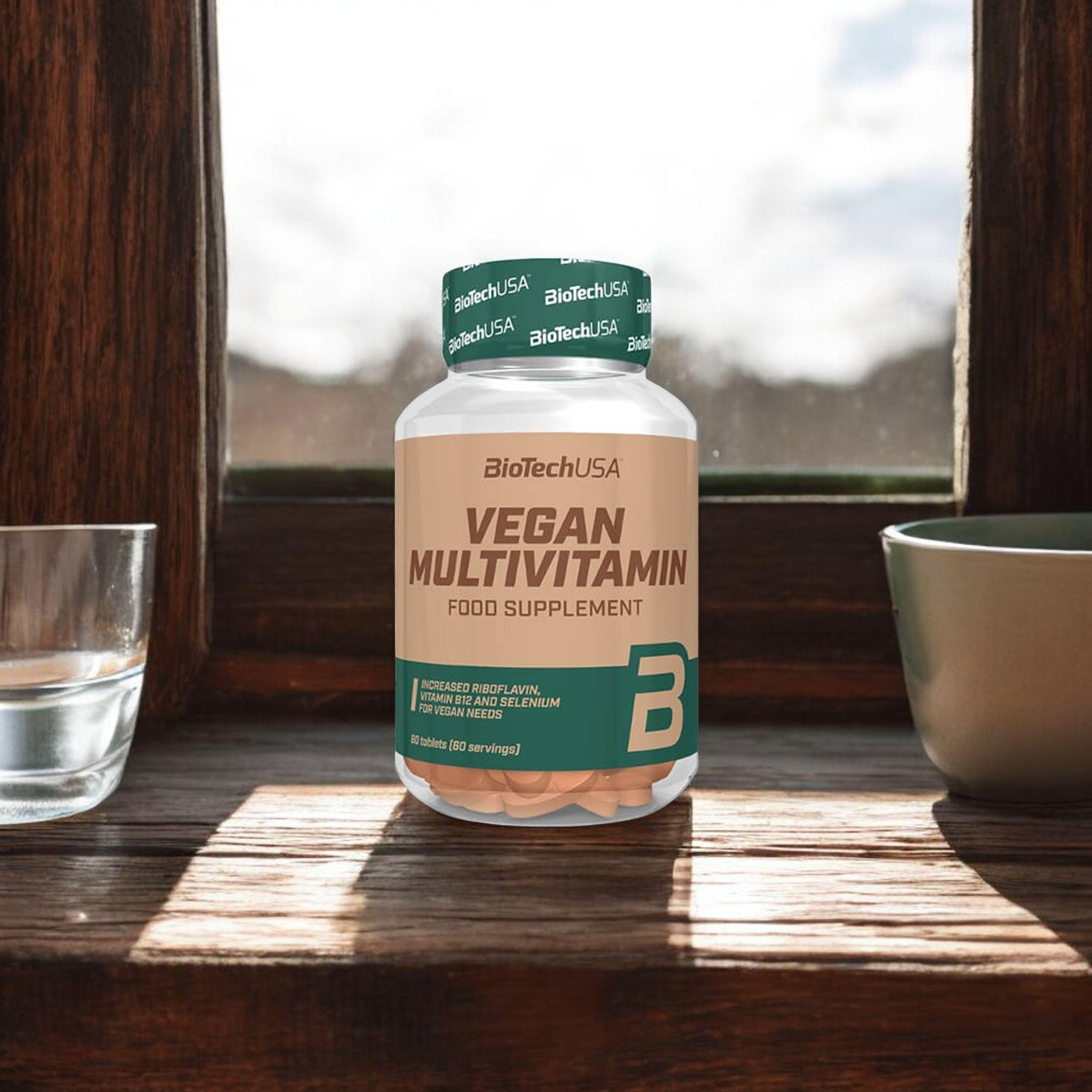 BioTech USA Vegan Multivitamin - 60tabs. - Multiwitamina dla wegan