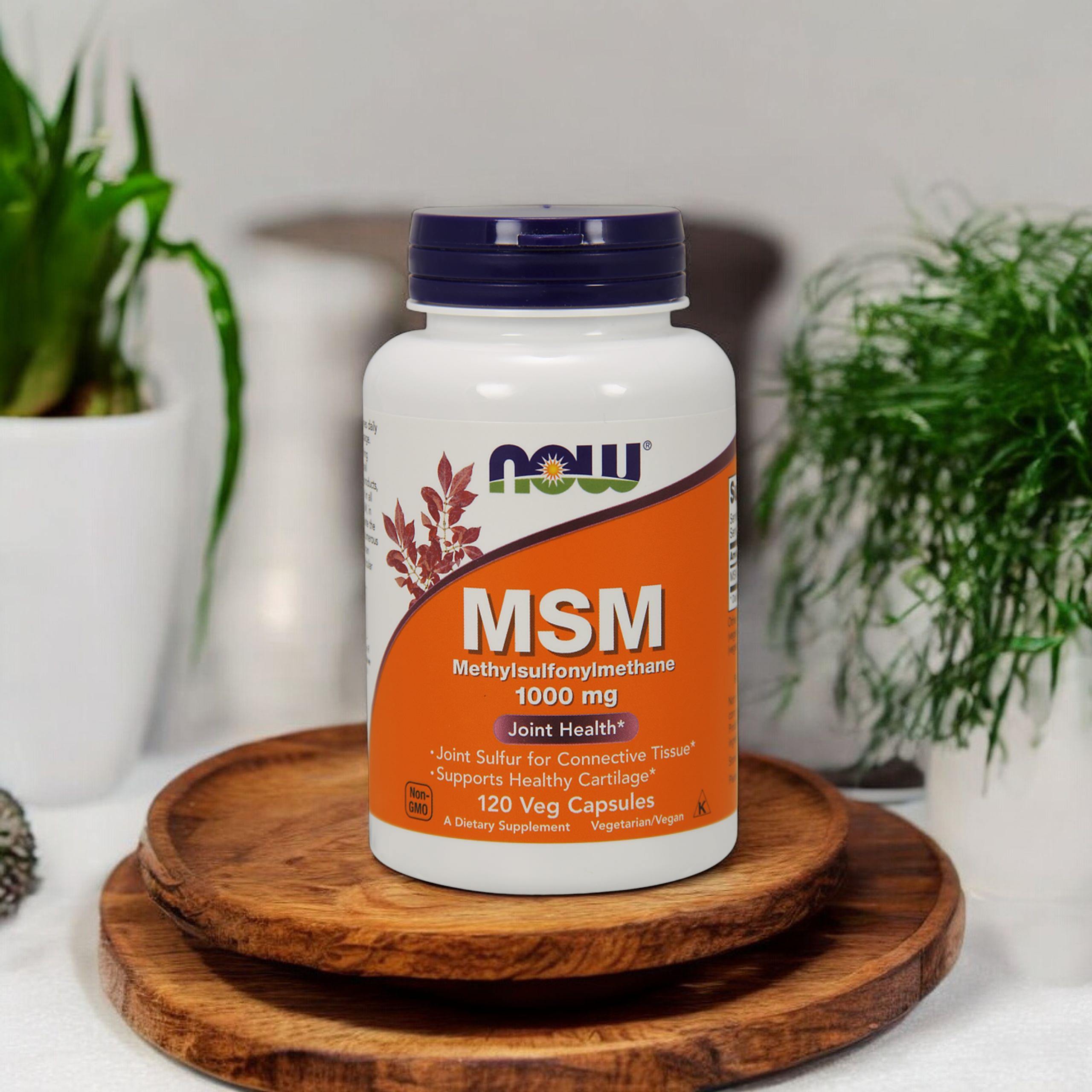 NOW MSM 1000mg - 3x 120vcaps
