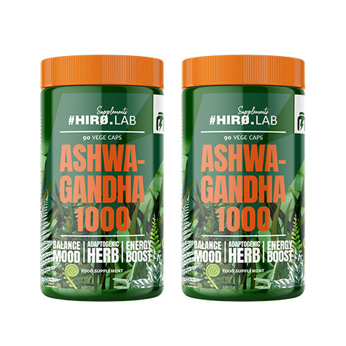 HIRO.LAB Ashwagandha 1000mg - 2x 90vcaps.