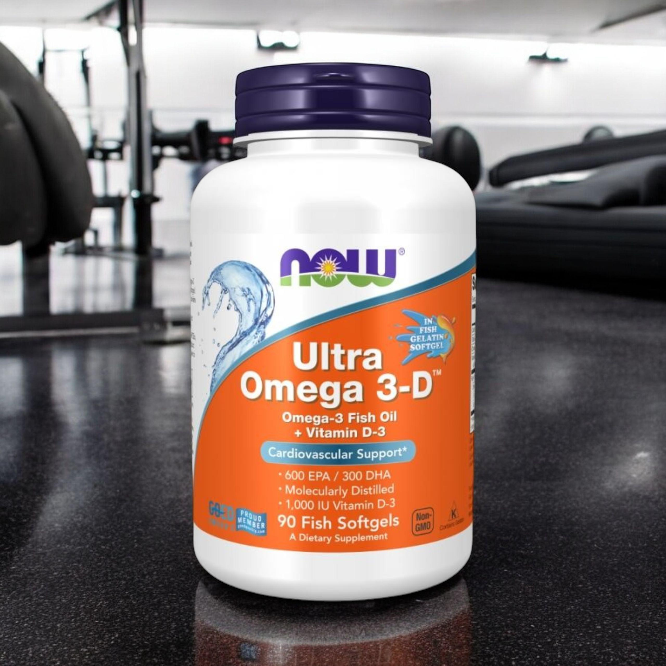 NOW - Ultra Omega 3-D Fish Oil - 3x 90softgels