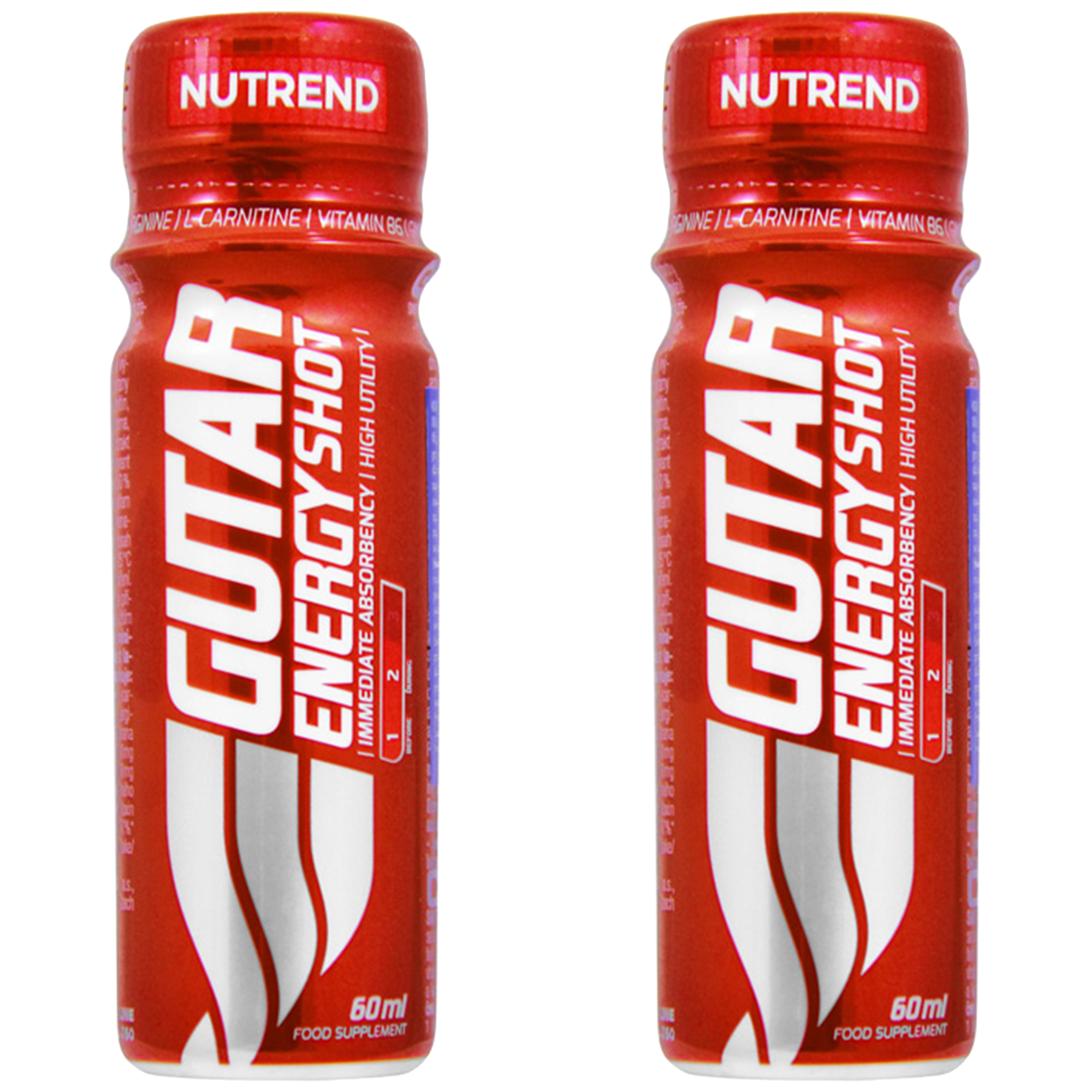 NUTREND Gutar Energy Shot - 2x 60ml