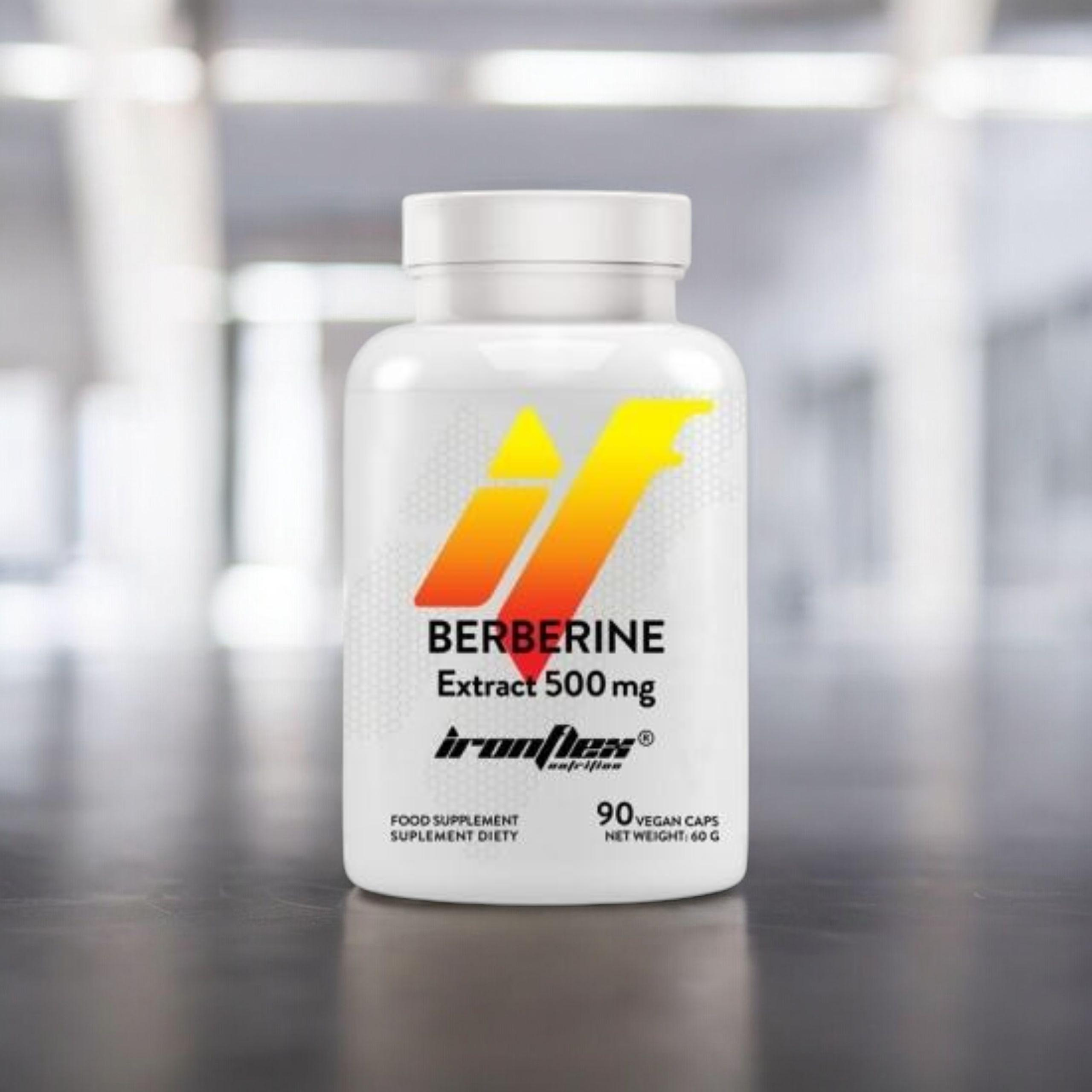 IRONFLEX - Berberine Extract 500mg - 2x 90tabs.