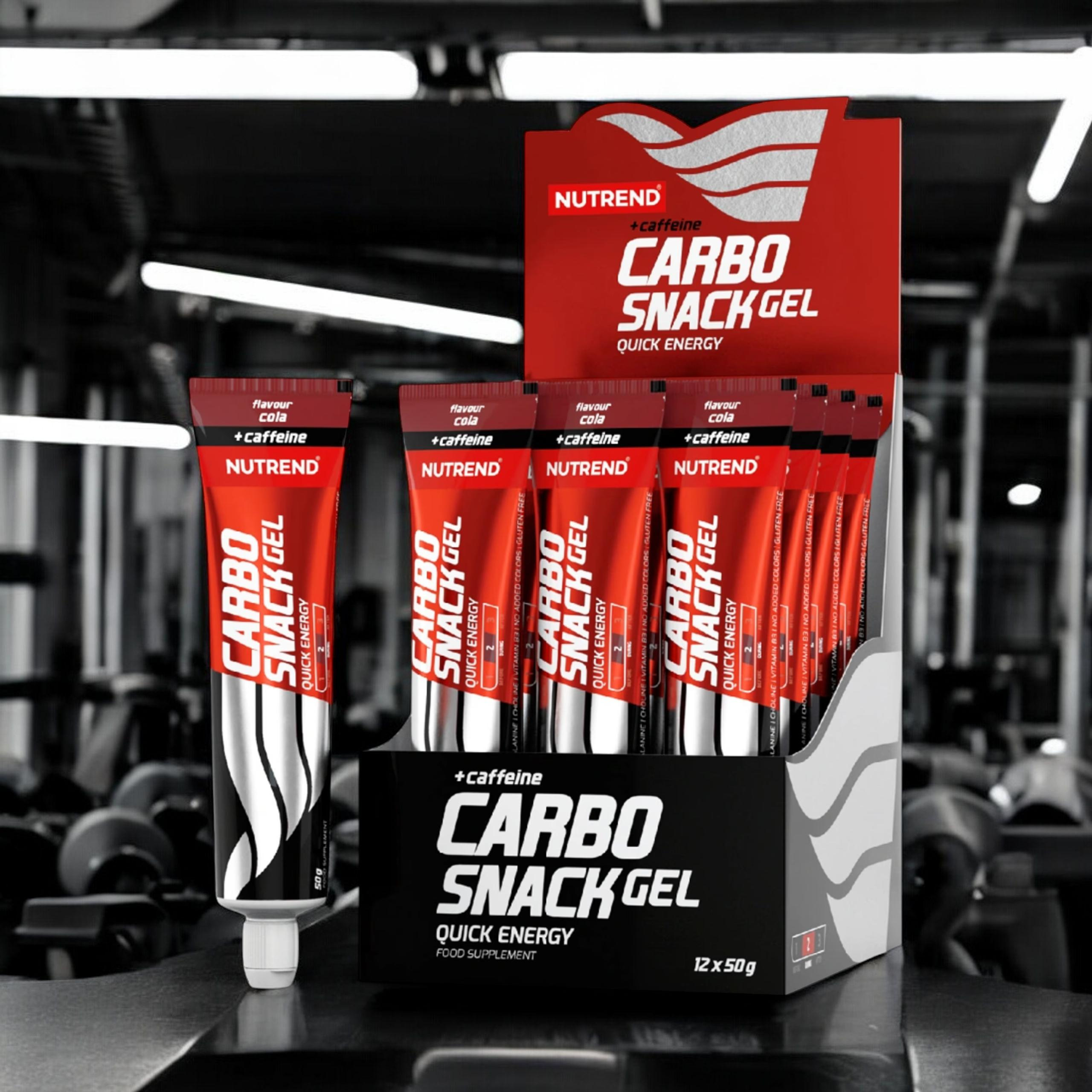 NUTREND - Carbosnack with Caffeine - 12x 2x 50g