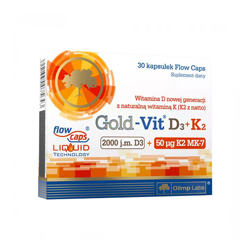 OLIMP Gold-Vit D3+K2 2000 IU - 30caps.