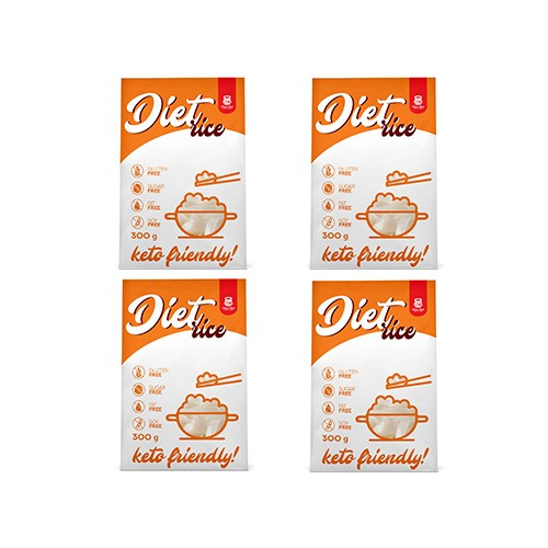 Cheat Meal Nutrition Diet Rice - 4x 400g (4x 300g netto)  - Makaron dietetyczny