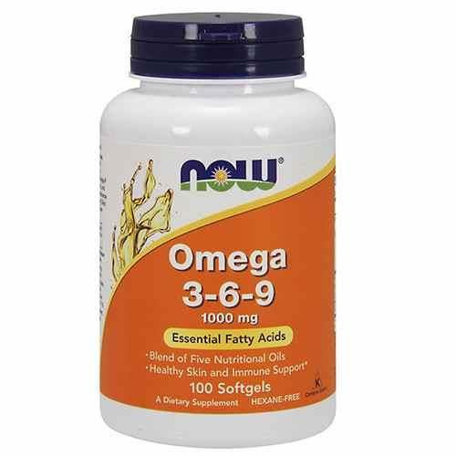 NOW Omega-3-6-9 1000mg - 2x 100softgels