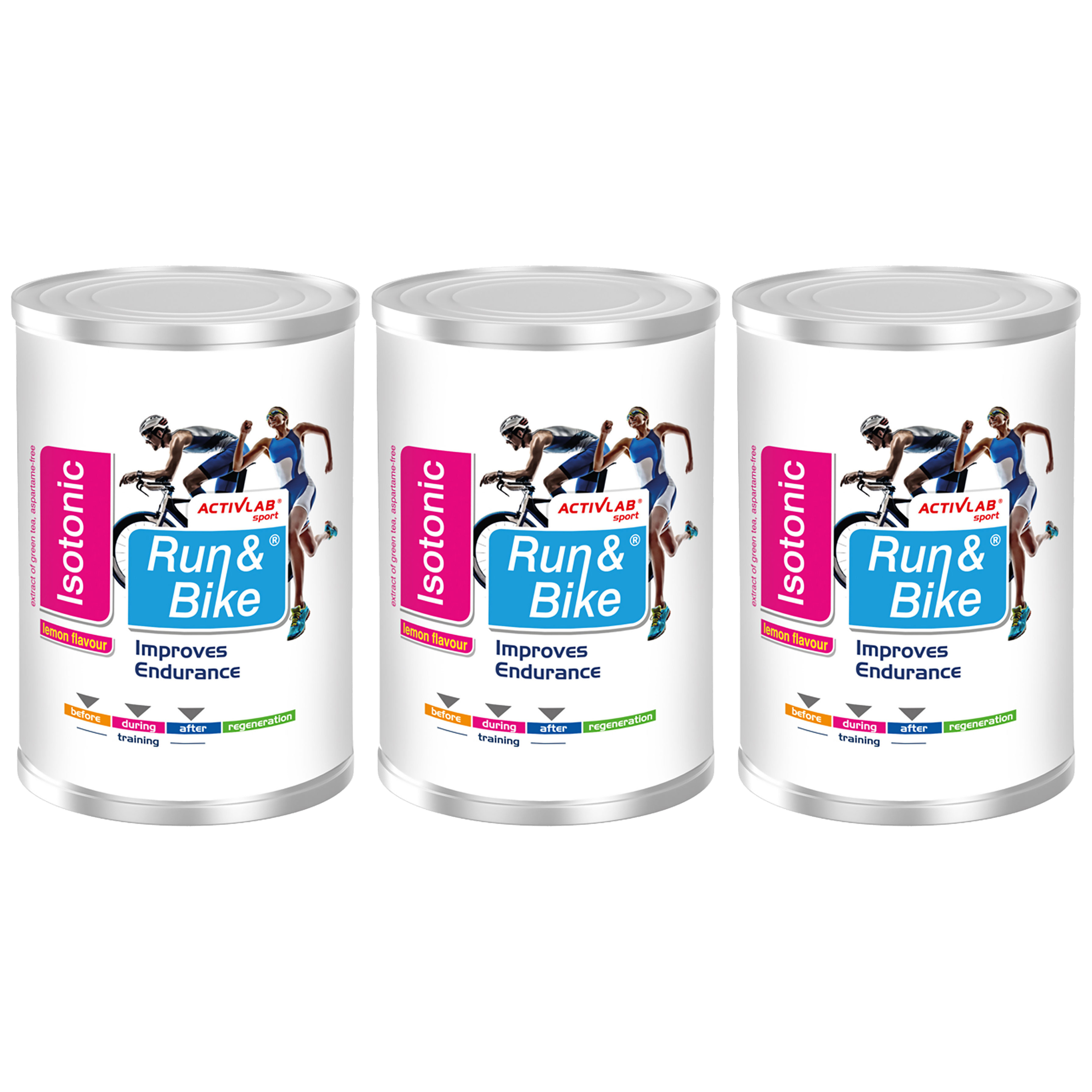 RUN AND BIKE by ActivLab IsoTonic - 3x 475g