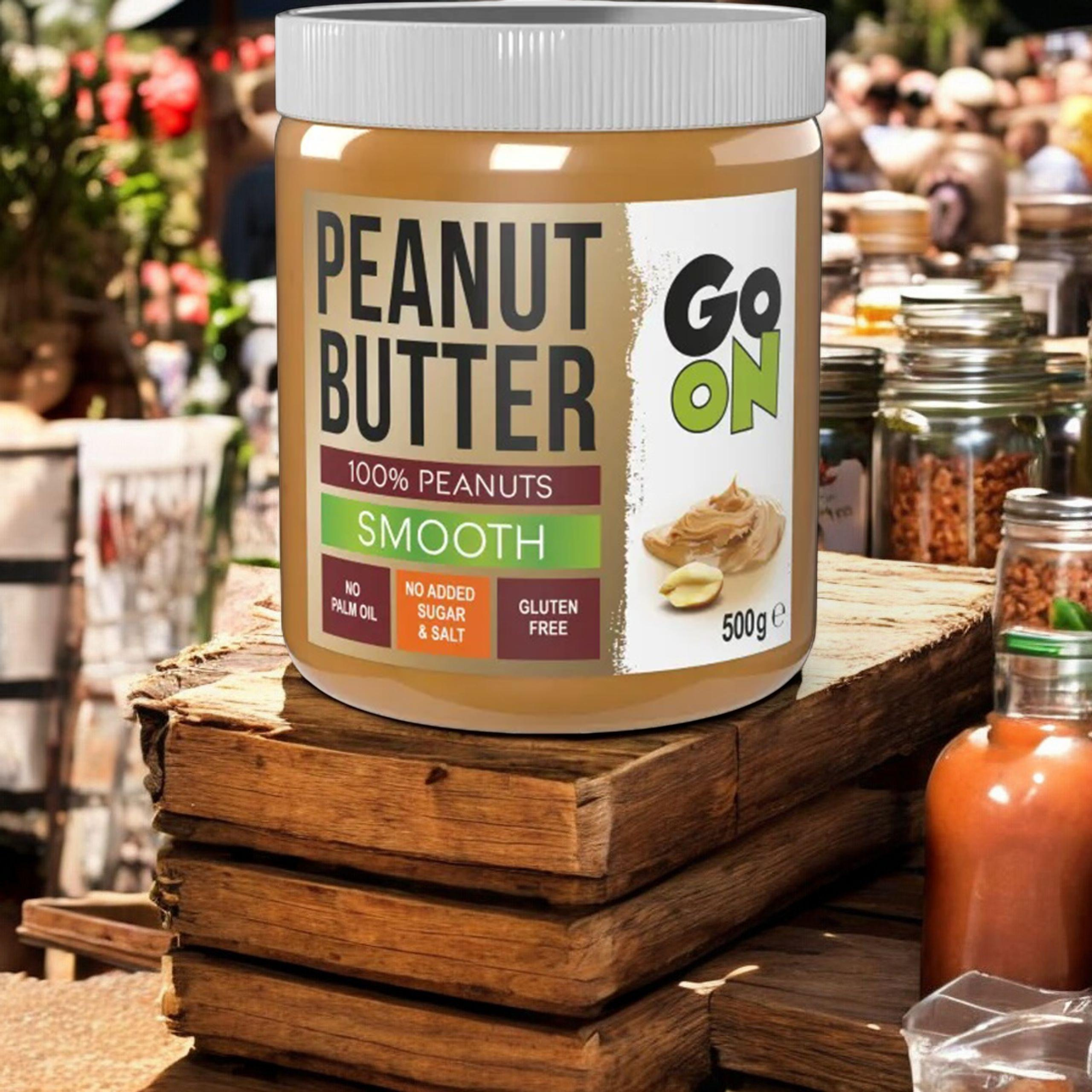 GO ON NUTRITION Peanut Cream - 100% Orzechów Arachidowych - 3x 500g