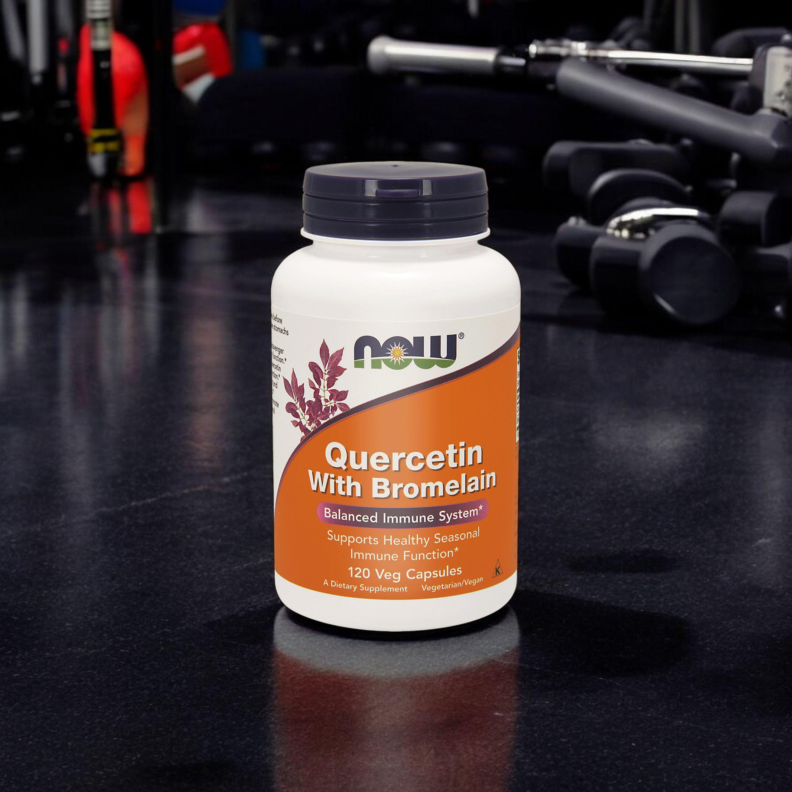 NOW Quercetin With Bromelain - 2x 120vcaps