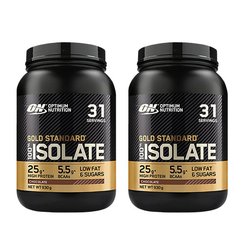 OPTIMUM NUTRITION Gold Standard 100% Isolate - 2x 930g