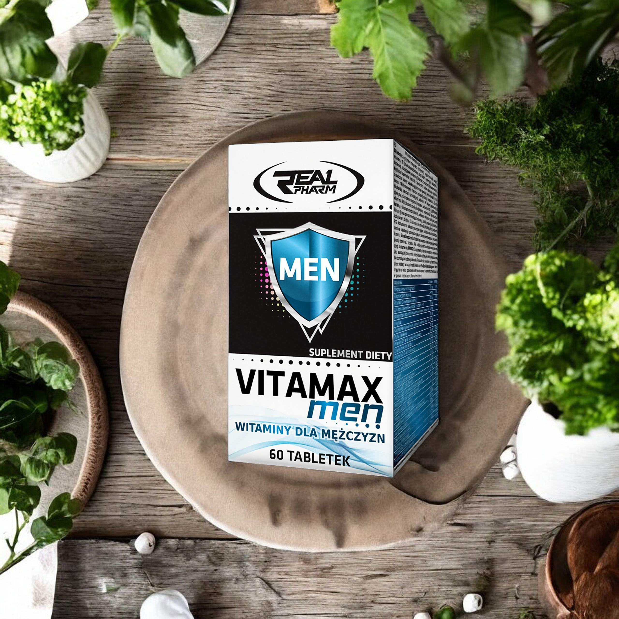 REAL PHARM Vitamax Men - 3x 60tabs