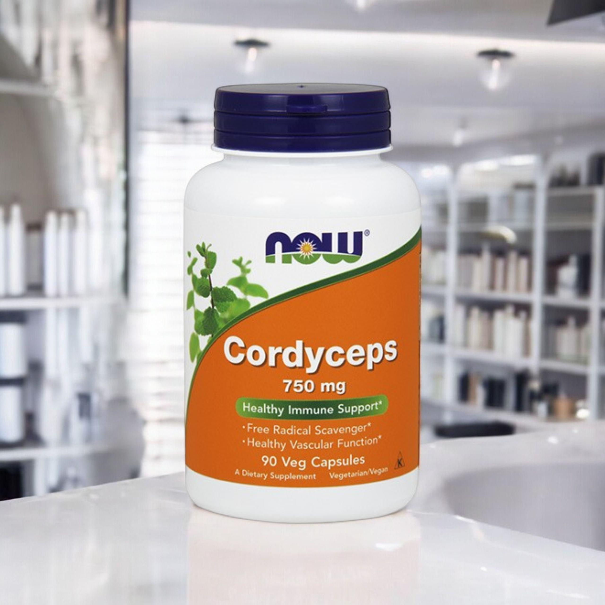 NOW Cordyceps 750mg - 2x 90vegcaps